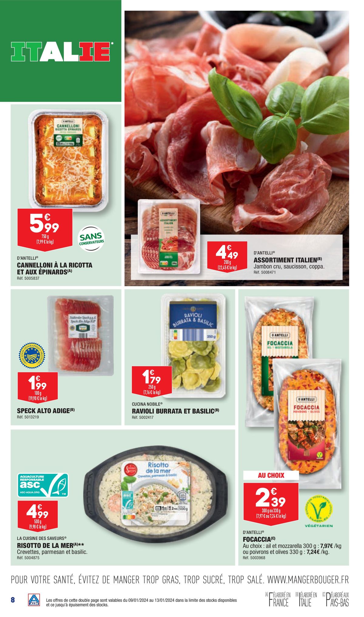 Catalogue LA SEMAINE ITALIENNE À PRIX DISCOUNT, page 00010