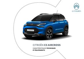 Catalogue Citroën à Rueil-Malmaison | C3 AIRCROSS - Versions et caractéristiques | 09/01/2024 - 30/09/2024