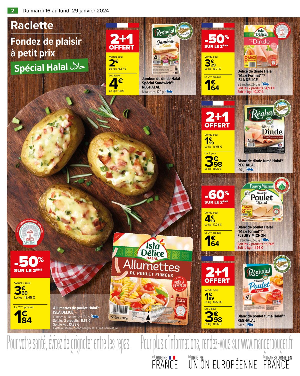 Catalogue LES PETITS PRIX HALAL DE JANVIER, page 00004