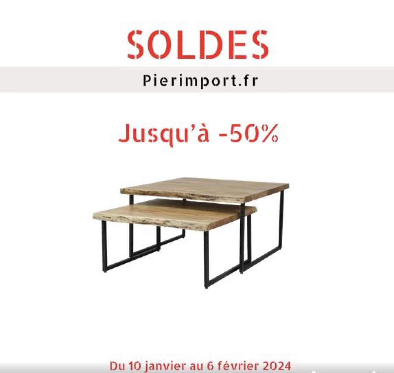 Catalogue SOLDES jusqu'à -50 %, page 00001