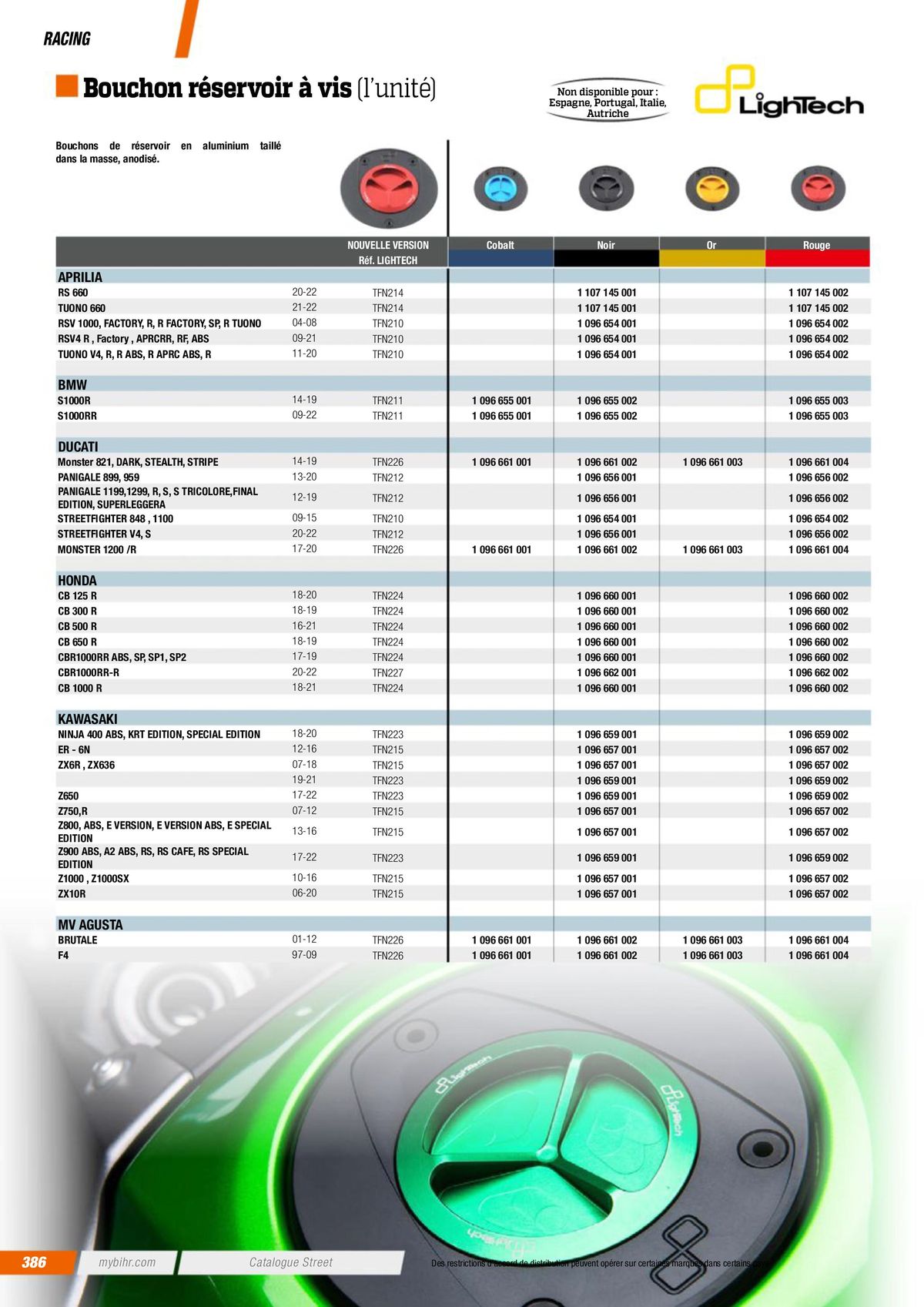 Catalogue Street & Sport Bikes , page 00388