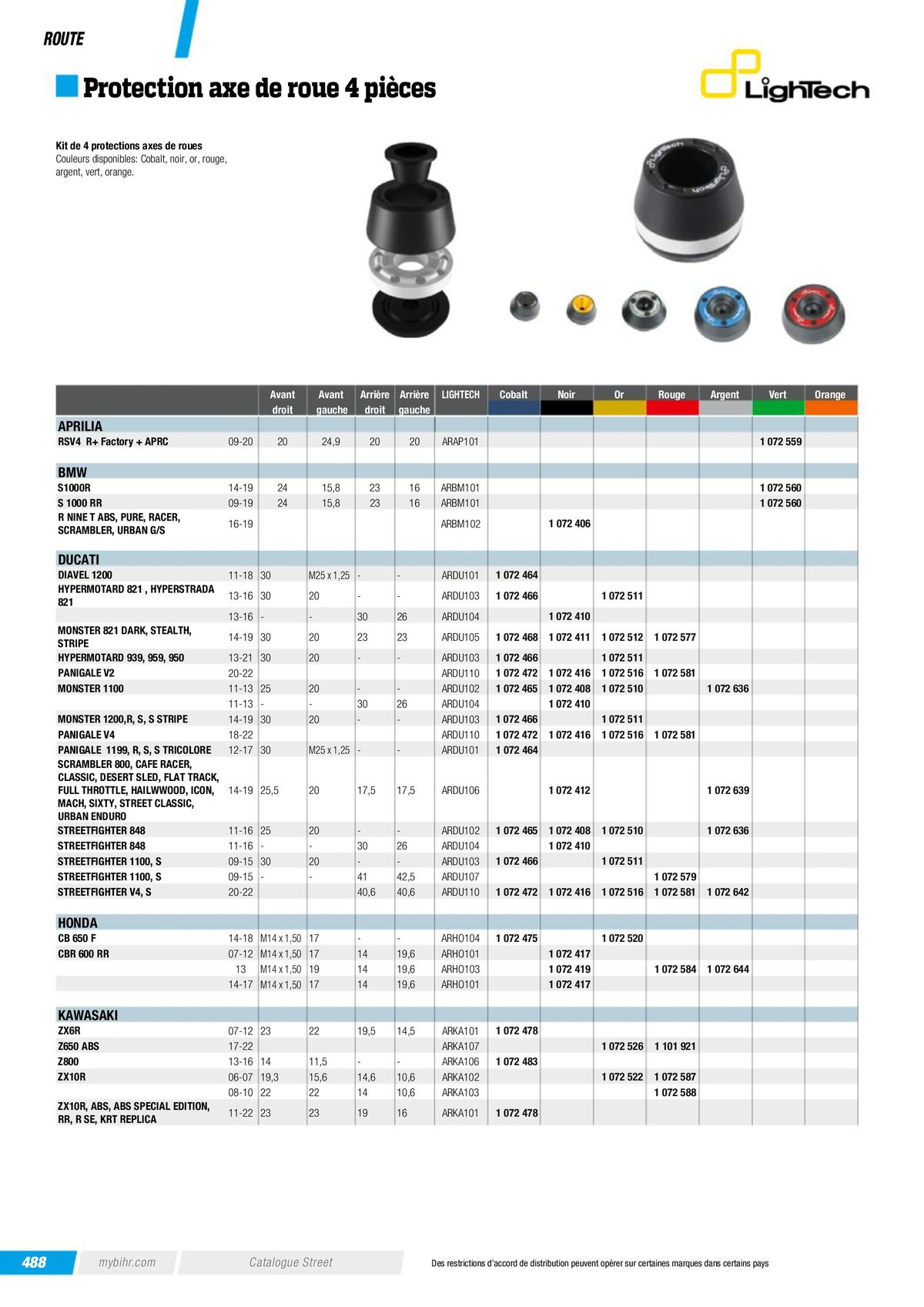 Catalogue Street & Sport Bikes , page 00490