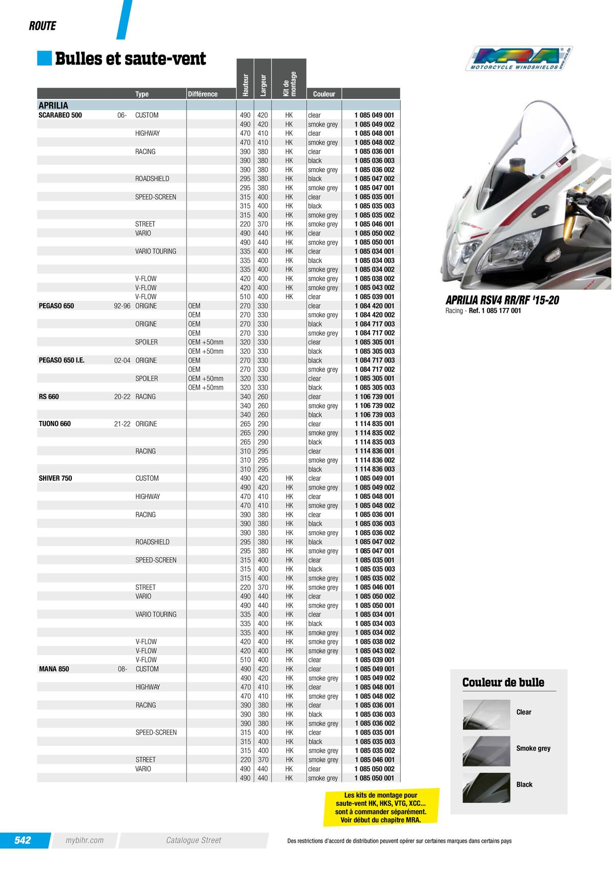 Catalogue Street & Sport Bikes , page 00544