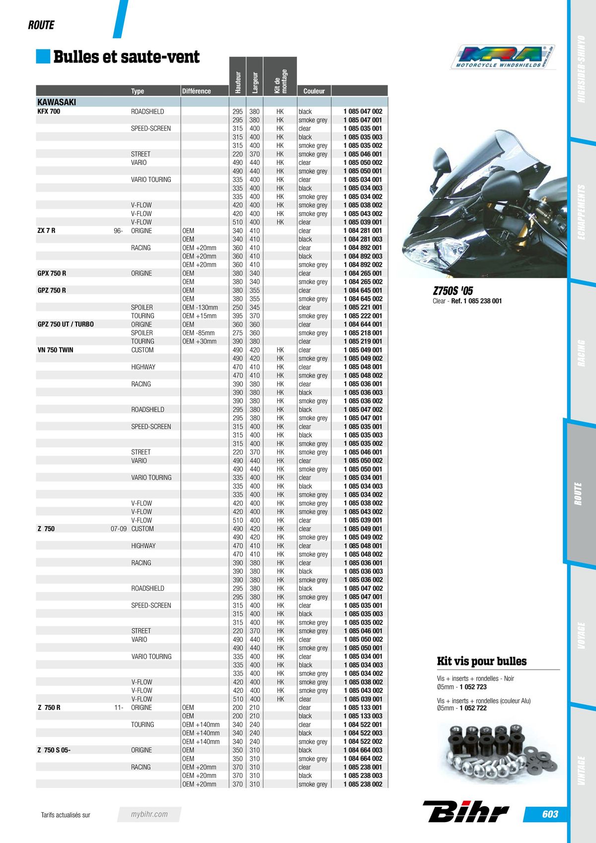 Catalogue Street & Sport Bikes , page 00605