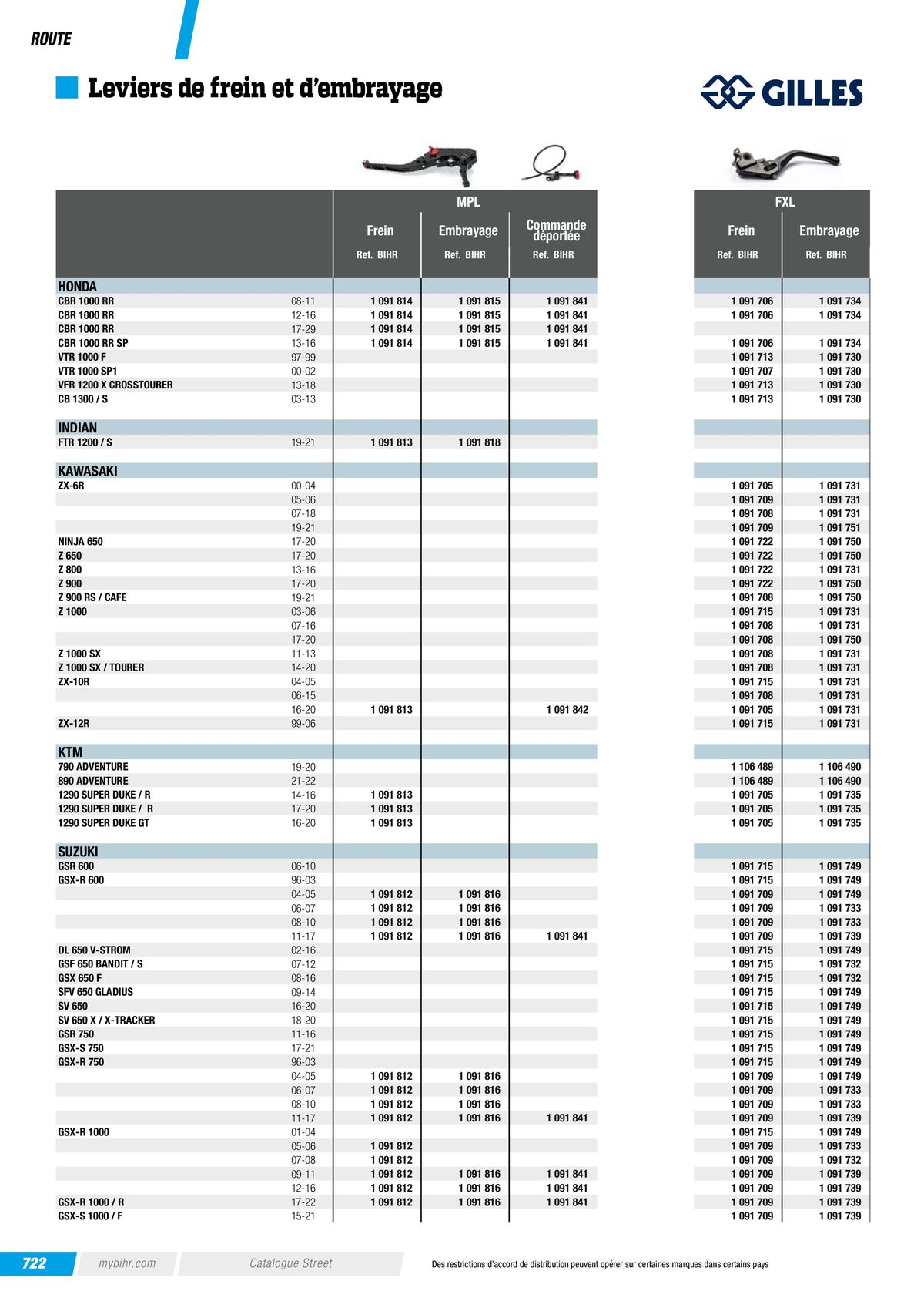 Catalogue Street & Sport Bikes , page 00724