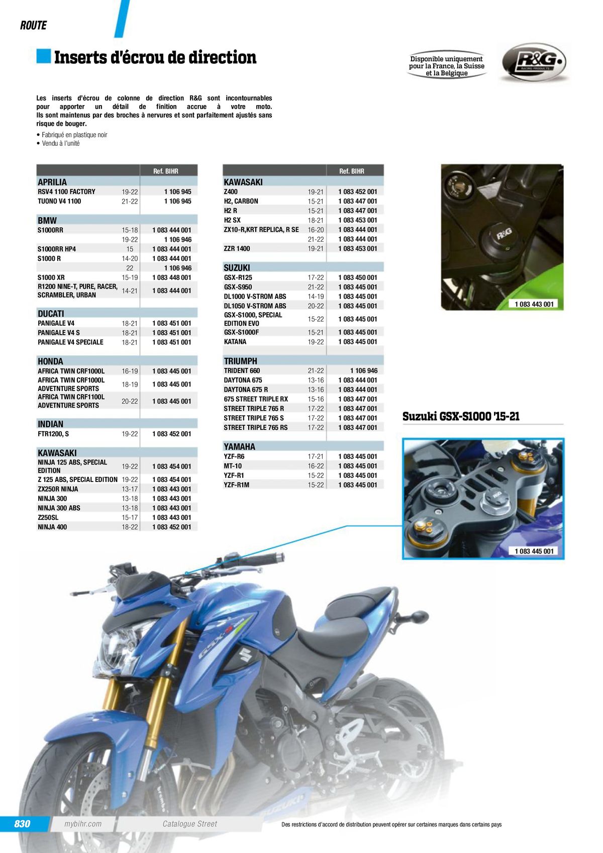 Catalogue Street & Sport Bikes , page 00832