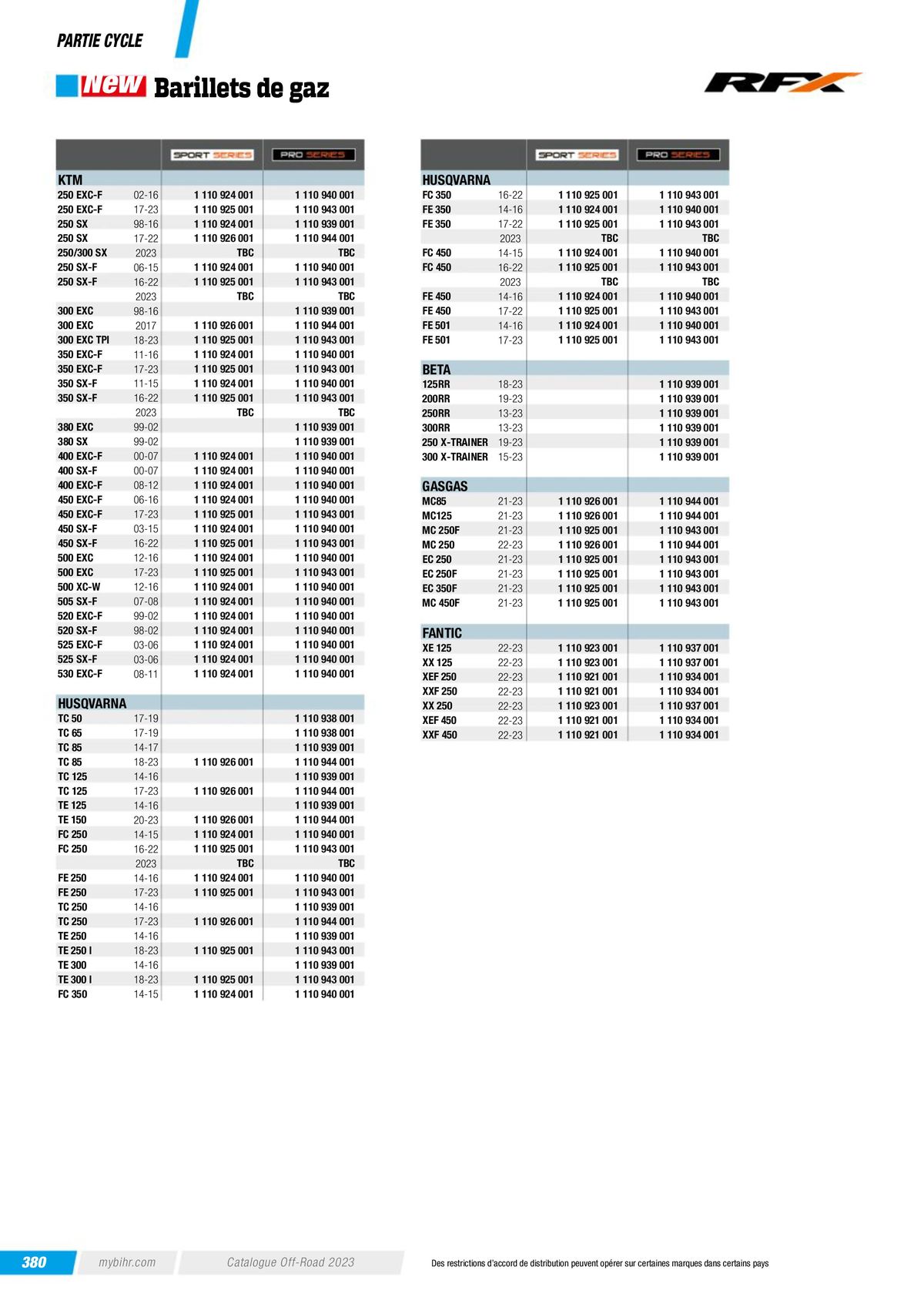 Catalogue Off-Road , page 00382