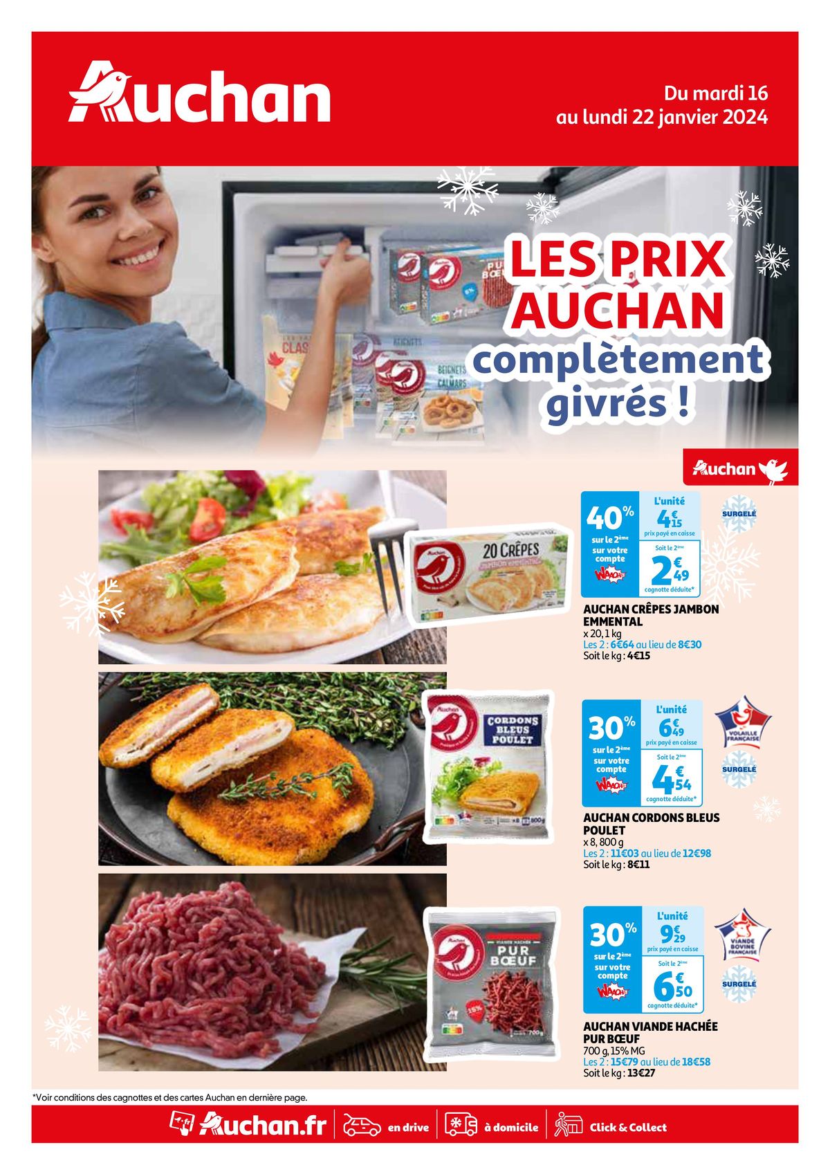 Catalogue Les prix Auchan Complètement Givrés !, page 00001