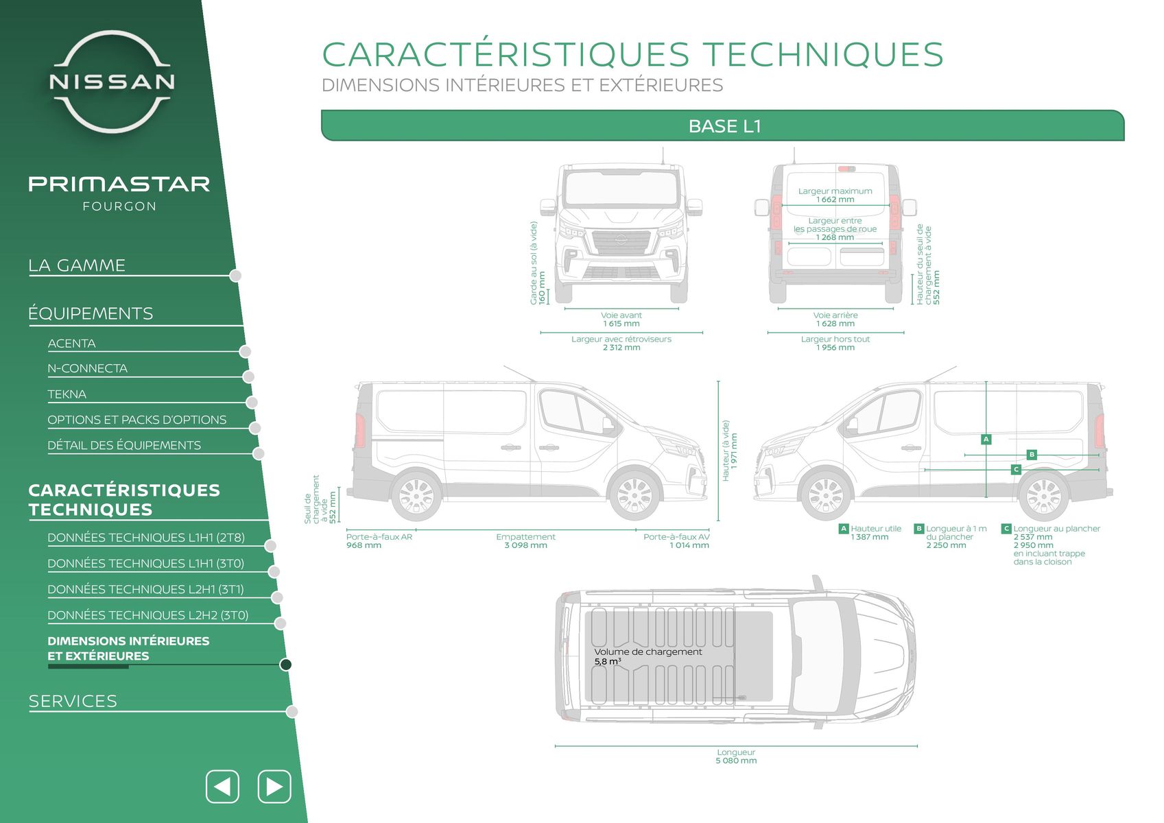 Catalogue Nissan Primastar, page 00007