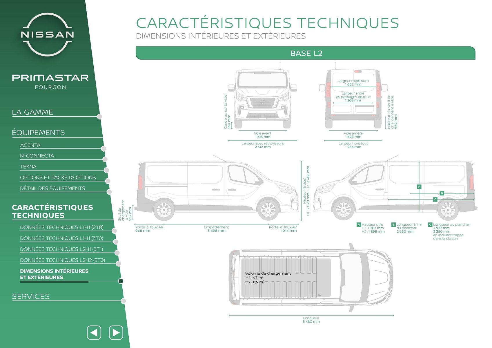 Catalogue Nissan Primastar, page 00008