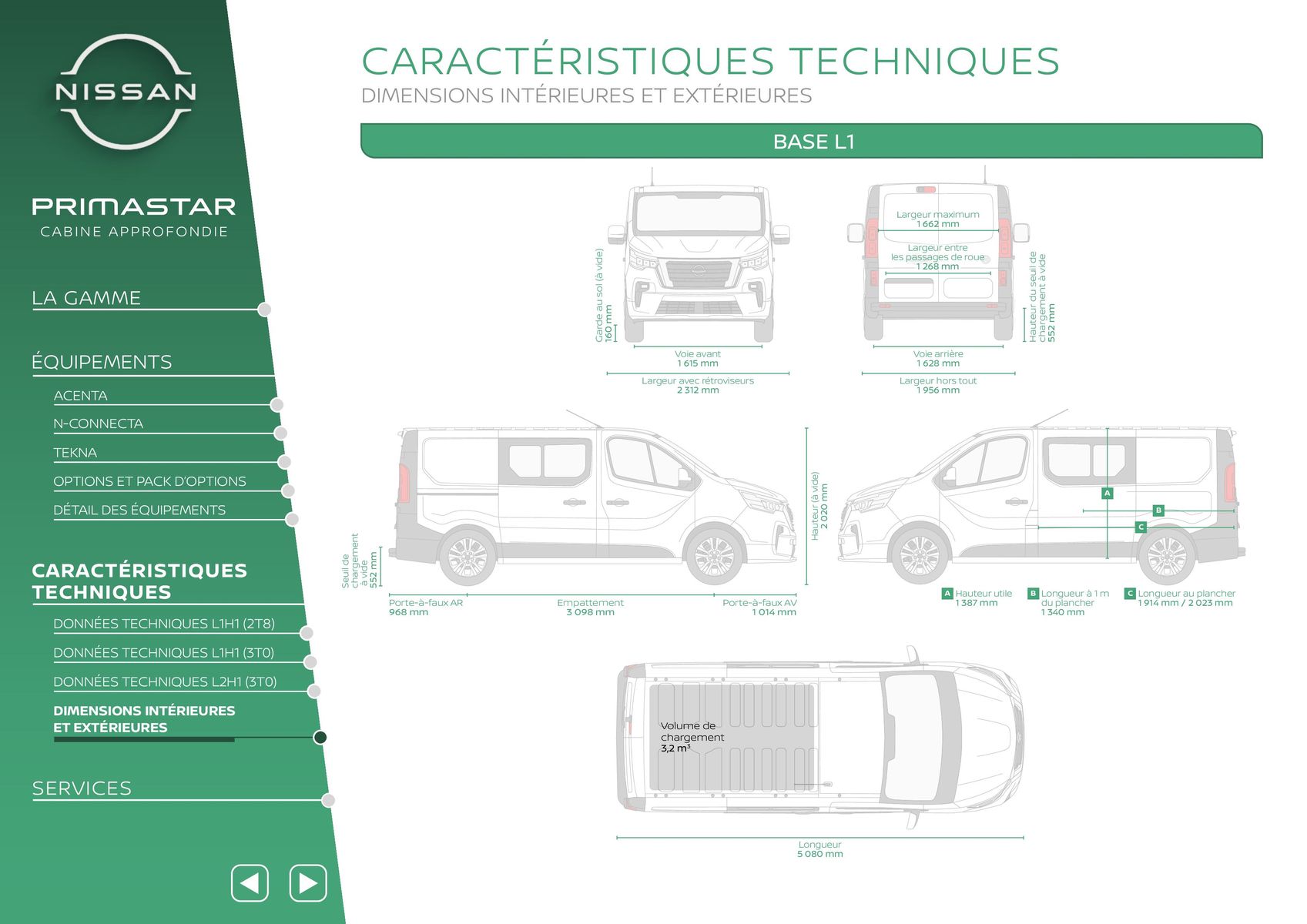 Catalogue Nissan Primastar, page 00015