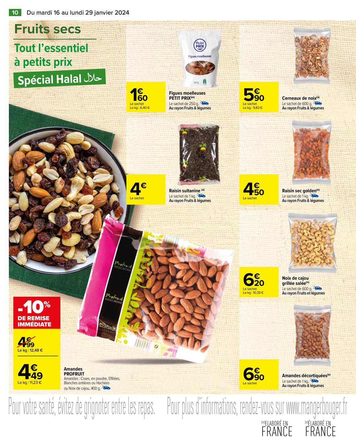 Catalogue LES PETITS PRIX HALAL DE JANVIER, page 00012