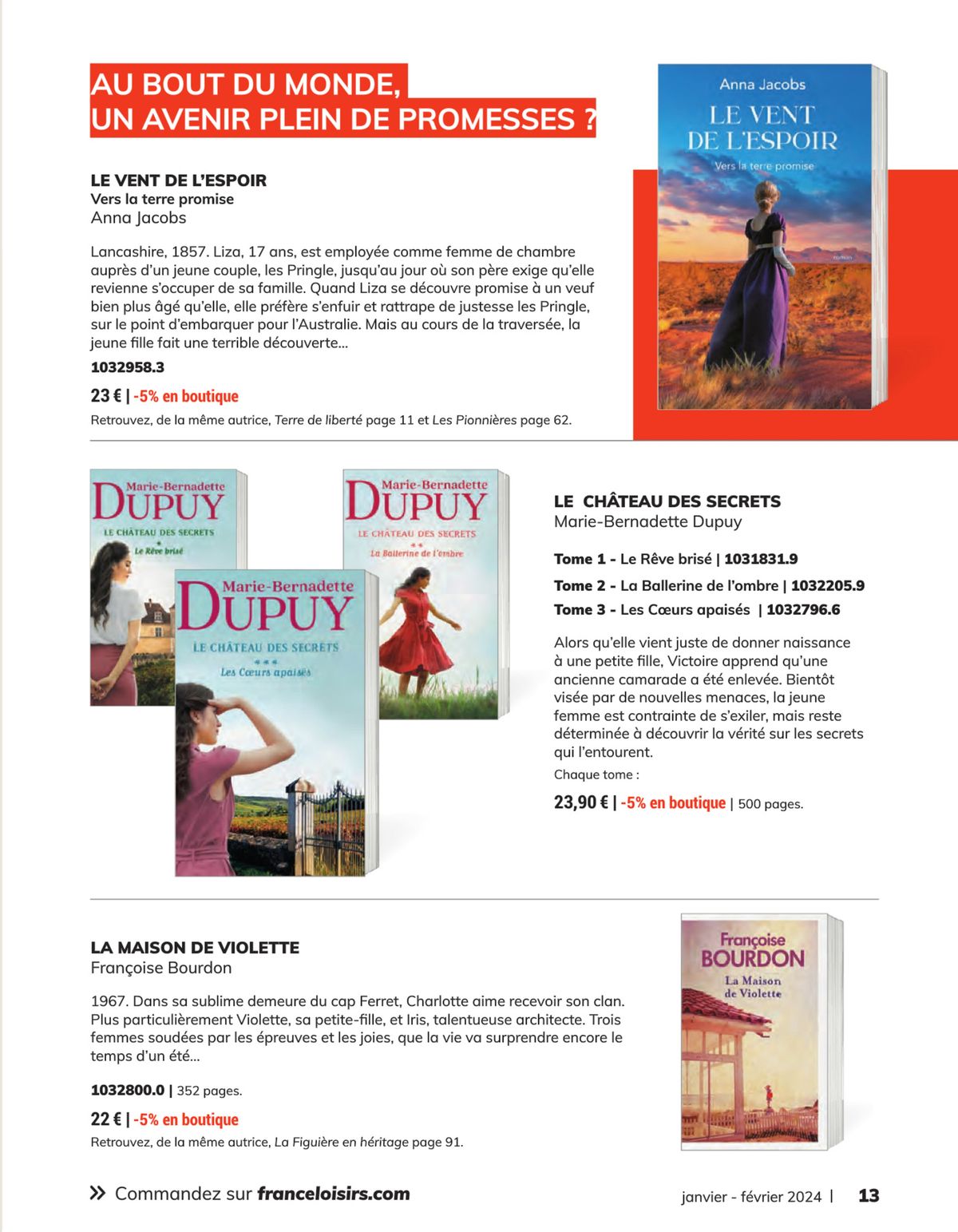 Catalogue Catalogue France Loisirs, page 00013