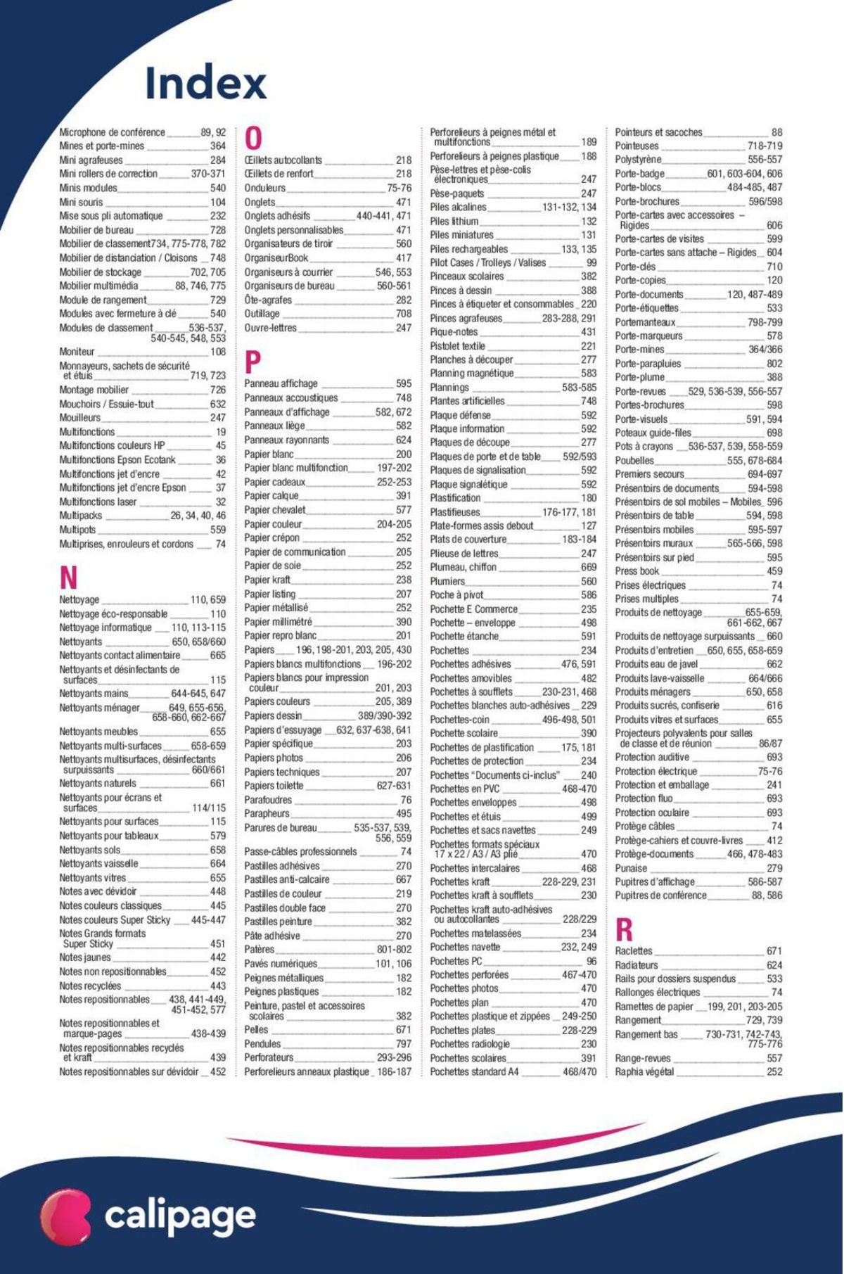 Catalogue Catalogue général Calipage 2024, page 00045
