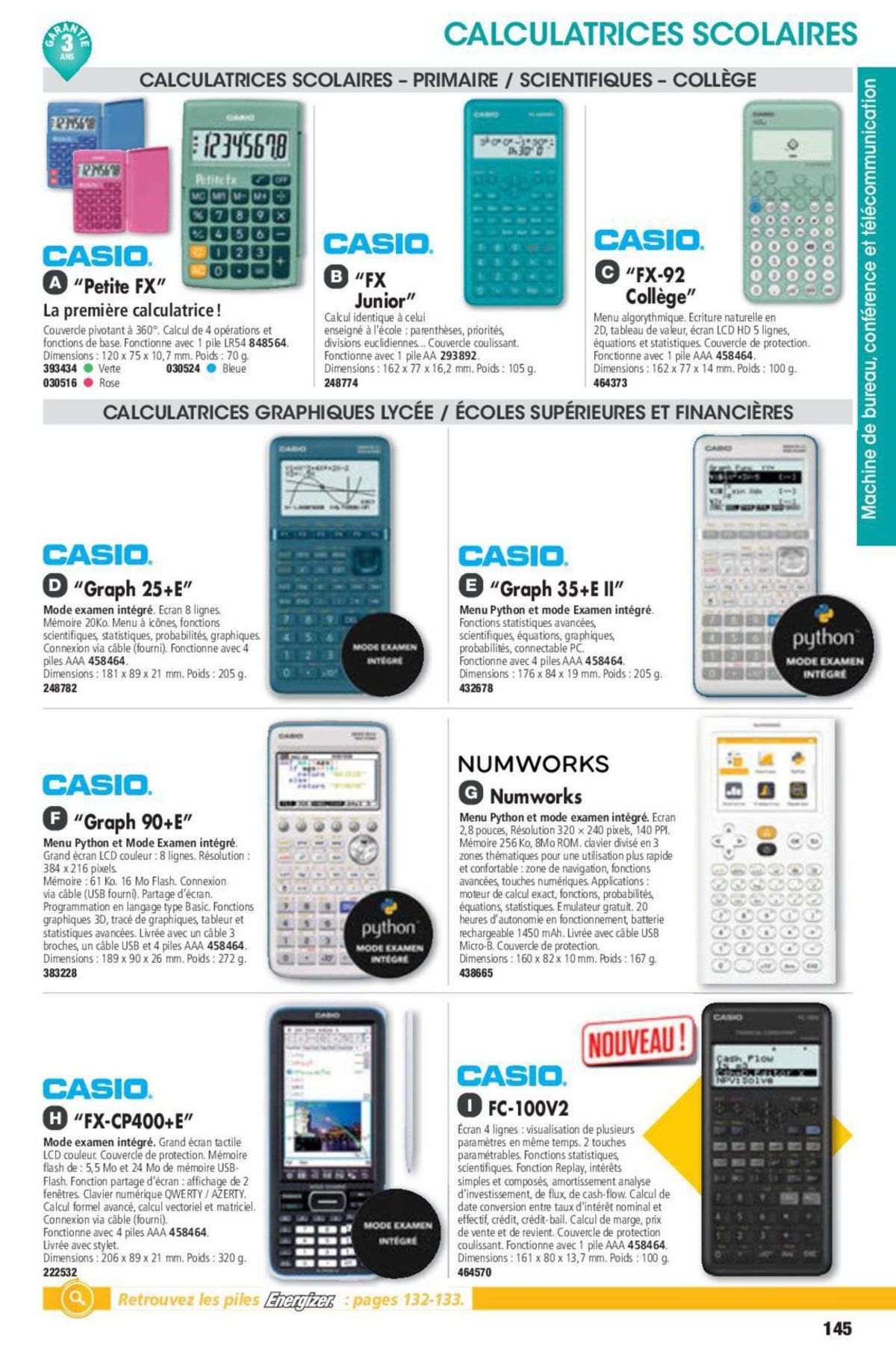 Catalogue Catalogue général Calipage 2024, page 00050