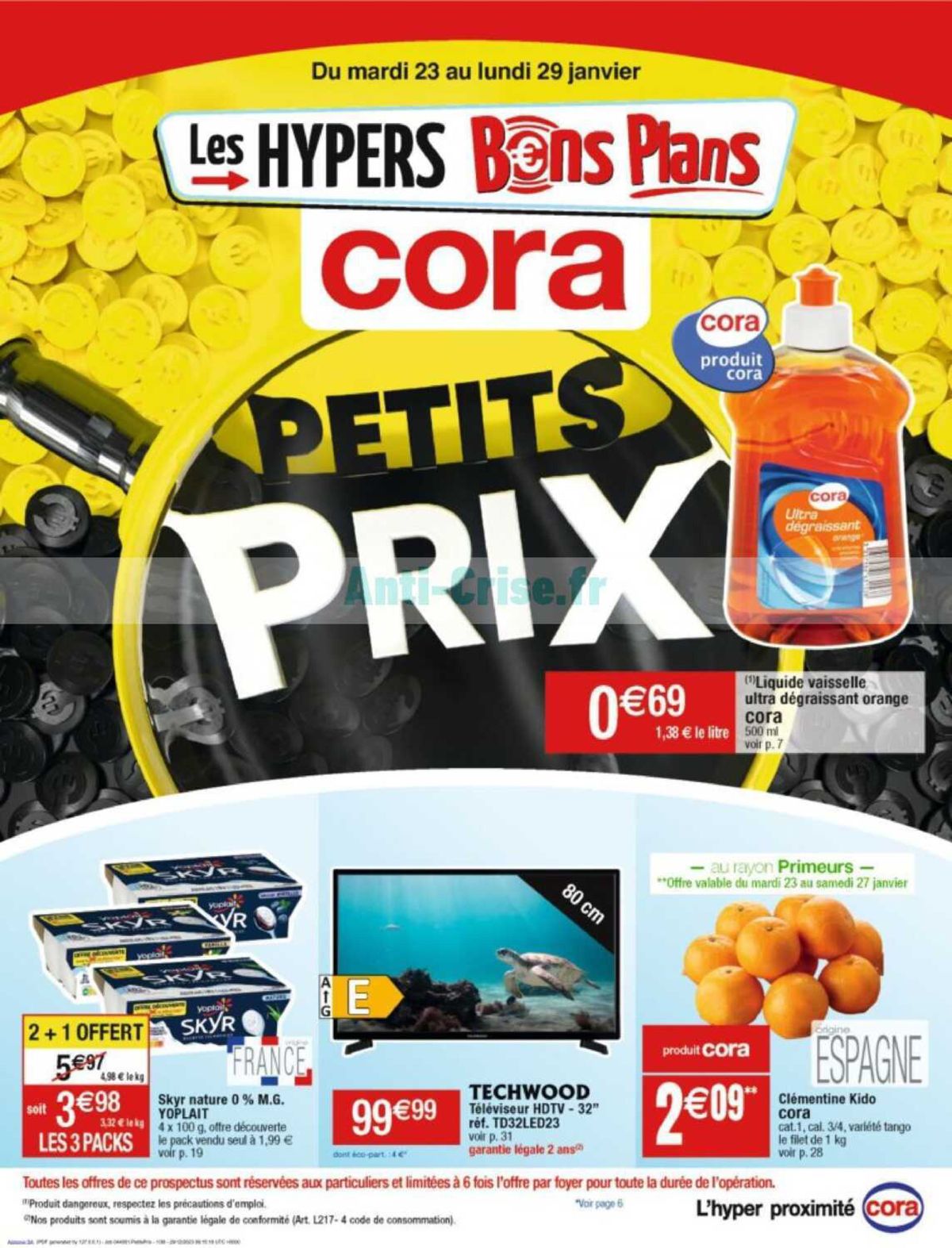 Catalogue Catalogue Cora Petits prix, page 00001