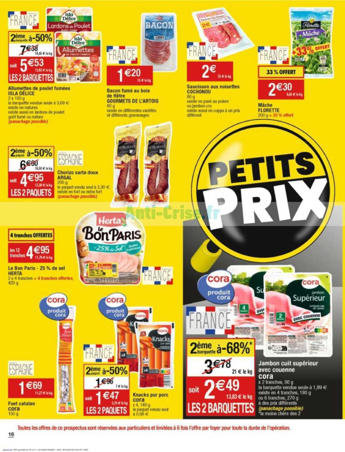 Catalogue Catalogue Cora Petits prix, page 00007