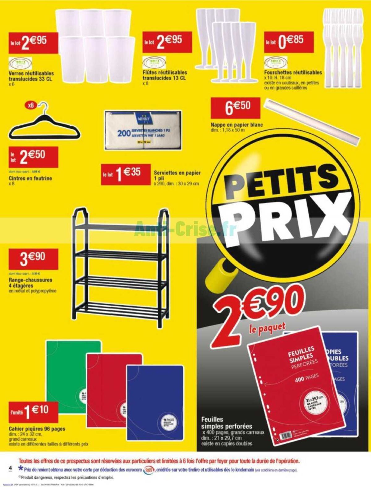 Catalogue Catalogue Cora Petits prix, page 00028