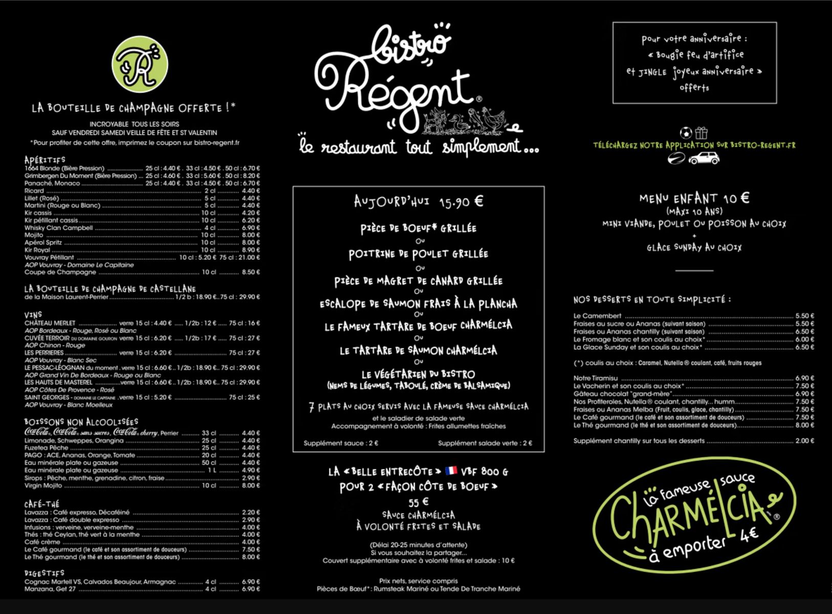 Catalogue Menu Bistro Régent, page 00001