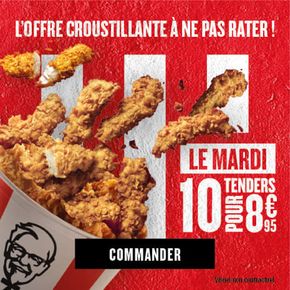 Promos de Restaurants à Saint-Étienne | Offres KFC sur KFC | 16/01/2024 - 29/02/2024