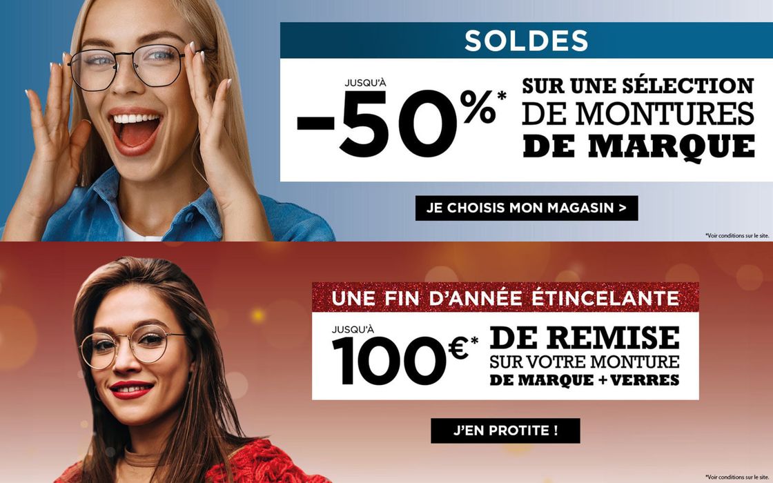 Optical center outlet soldes