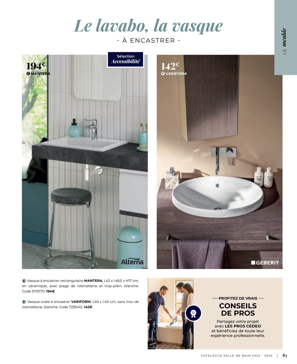Catalogue Tout pour votre salle de bain, page 00083