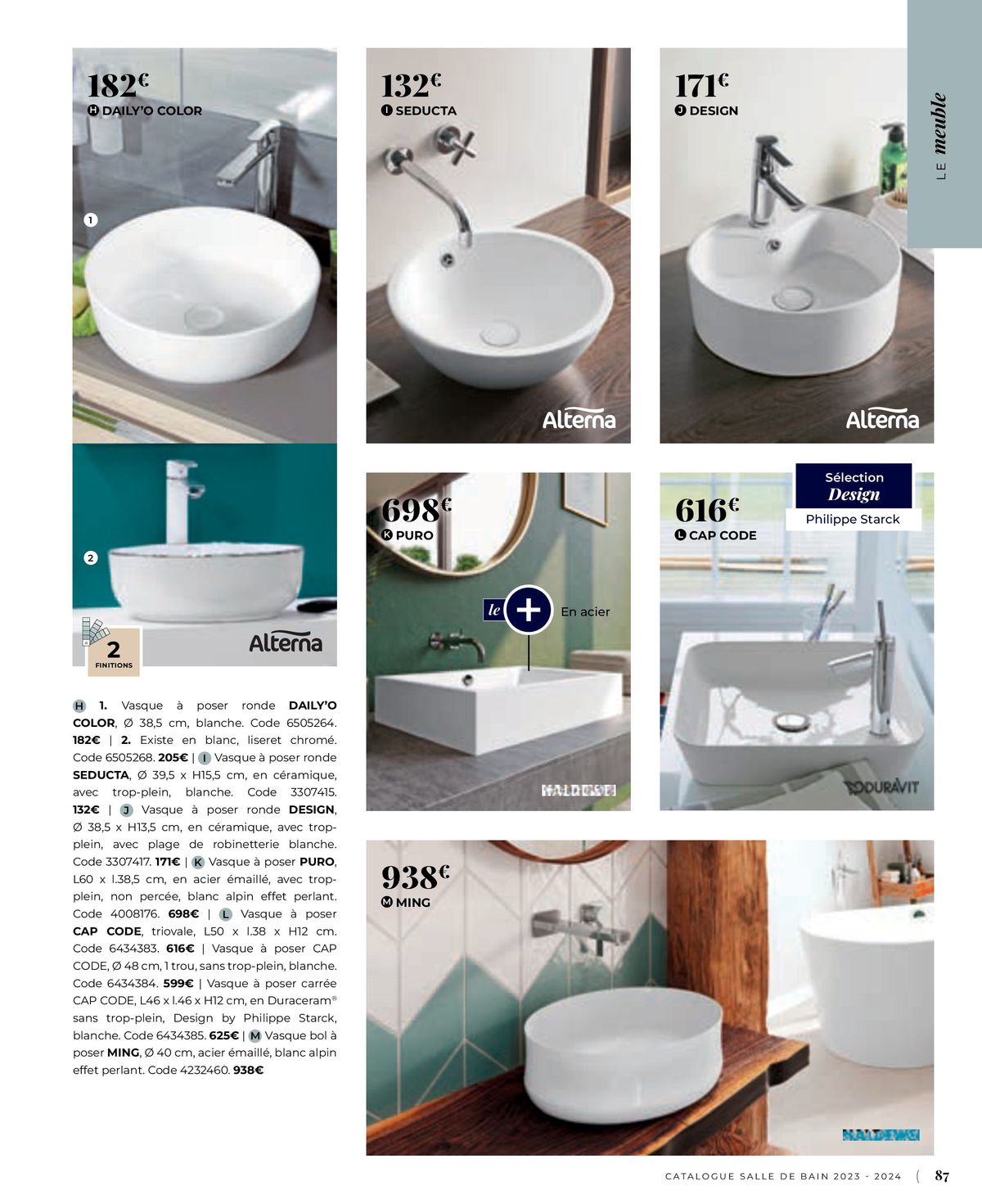Catalogue Tout pour votre salle de bain, page 00087