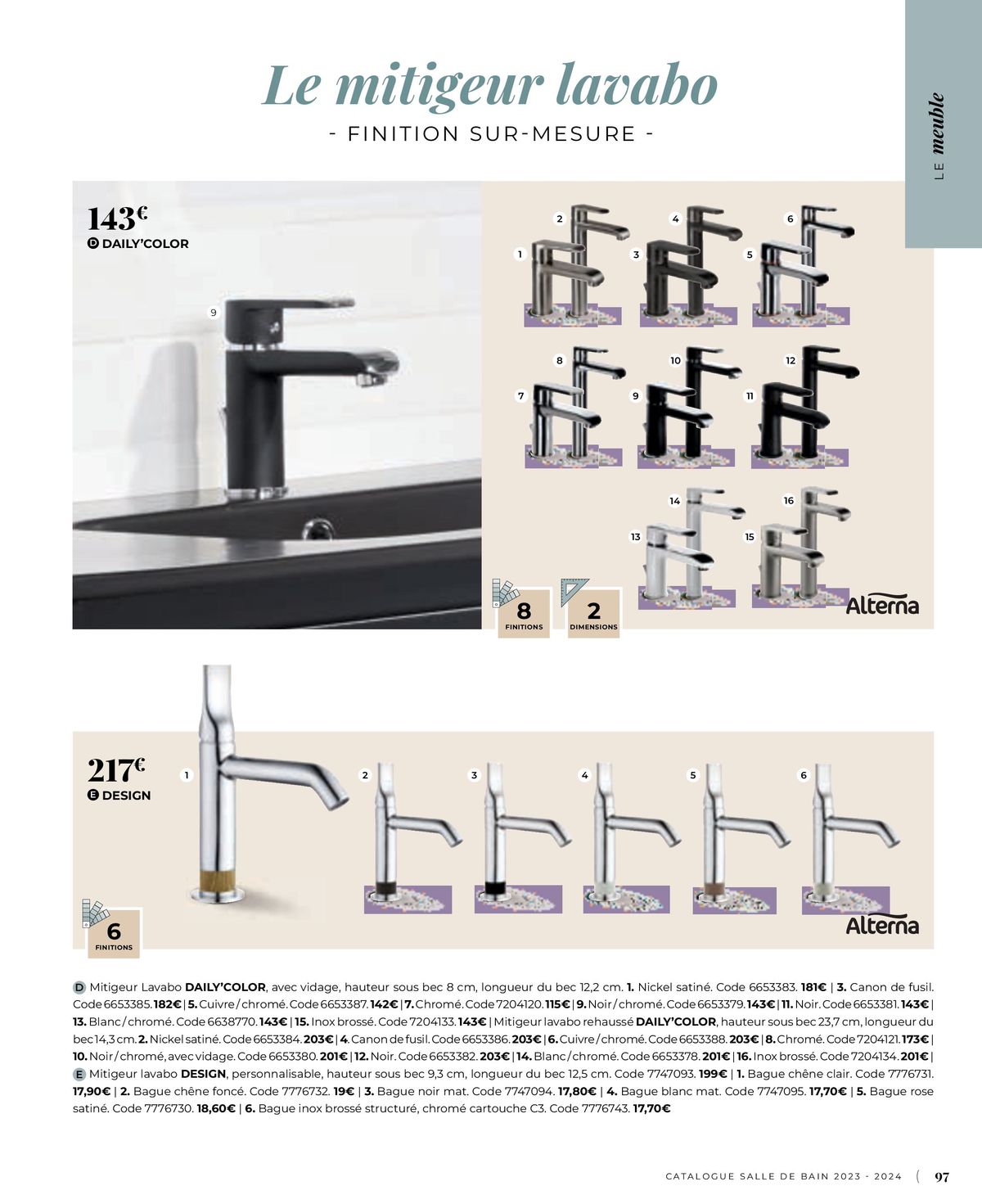 Catalogue Tout pour votre salle de bain, page 00097