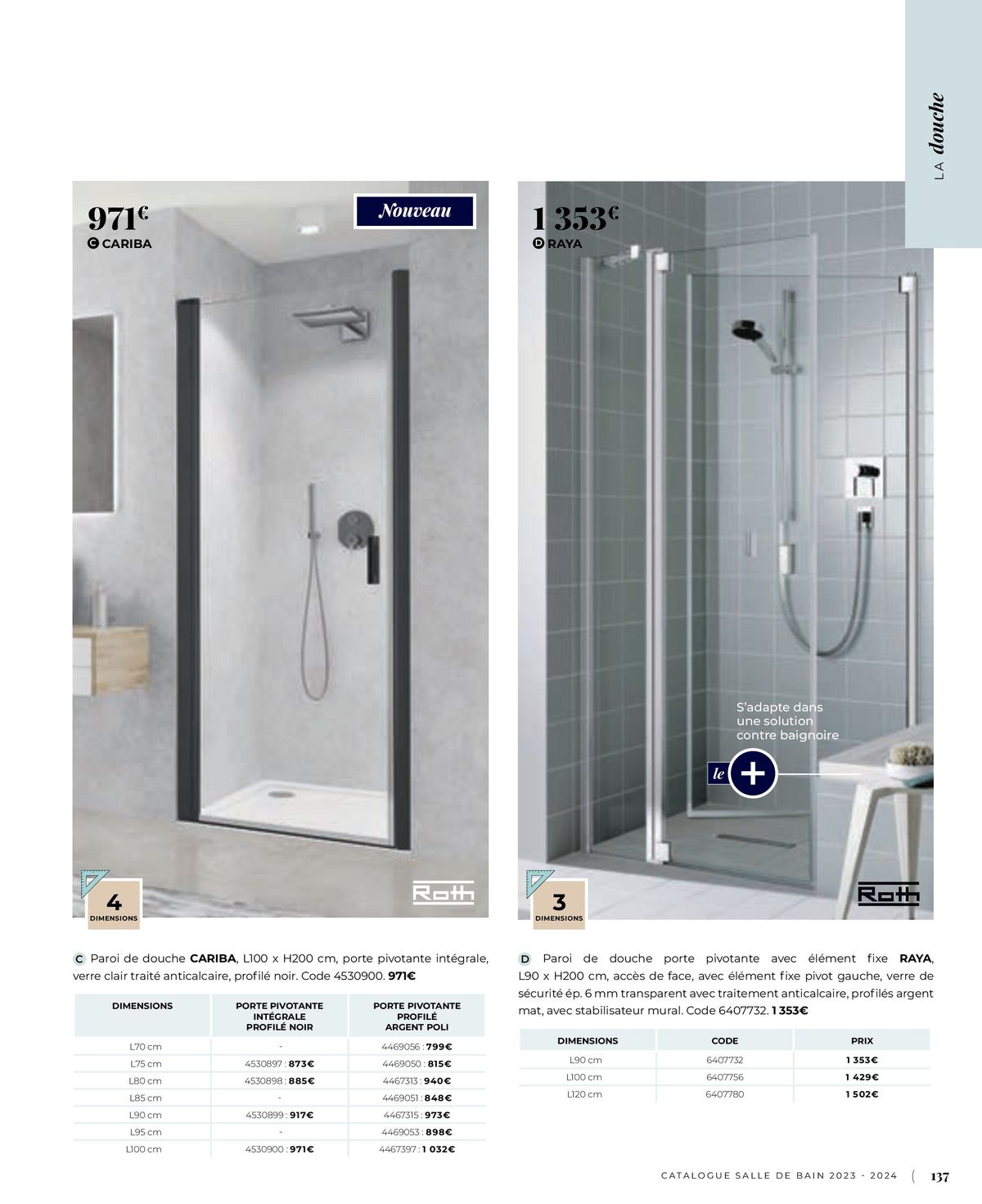 Catalogue Tout pour votre salle de bain, page 00137