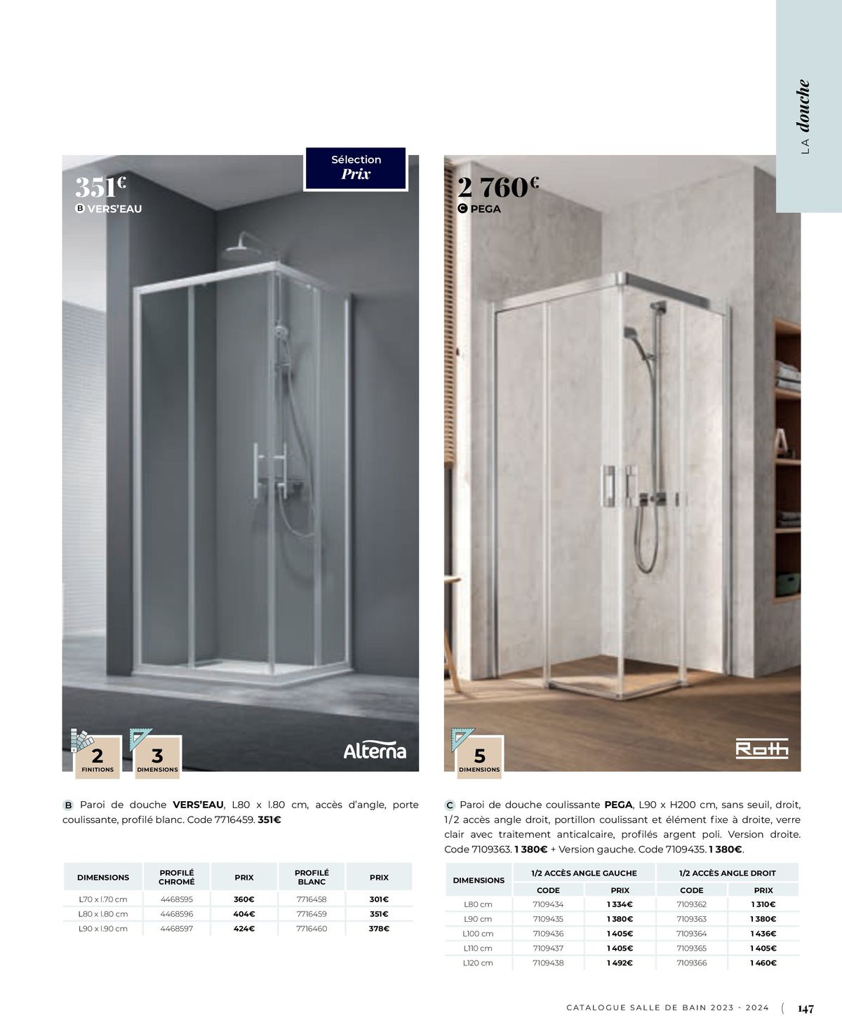 Catalogue Tout pour votre salle de bain, page 00147