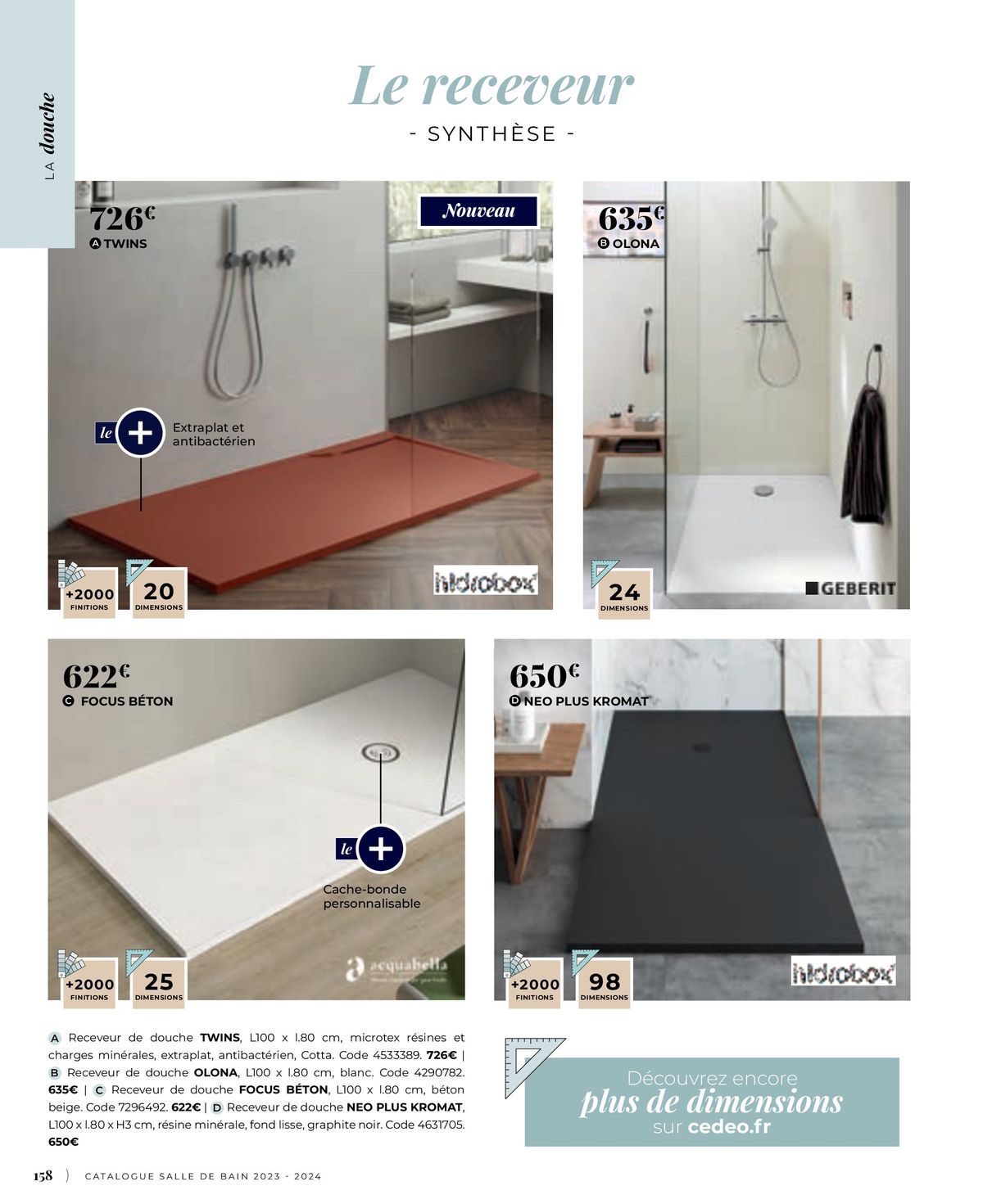 Catalogue Tout pour votre salle de bain, page 00158