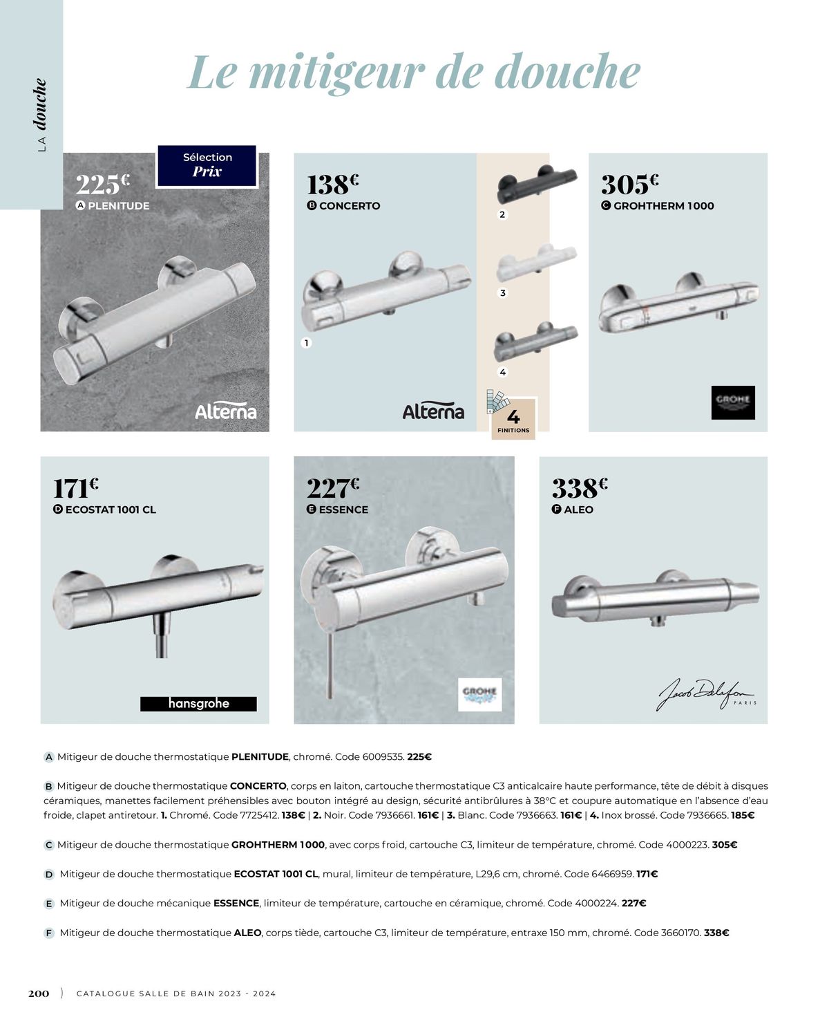 Catalogue Tout pour votre salle de bain, page 00200