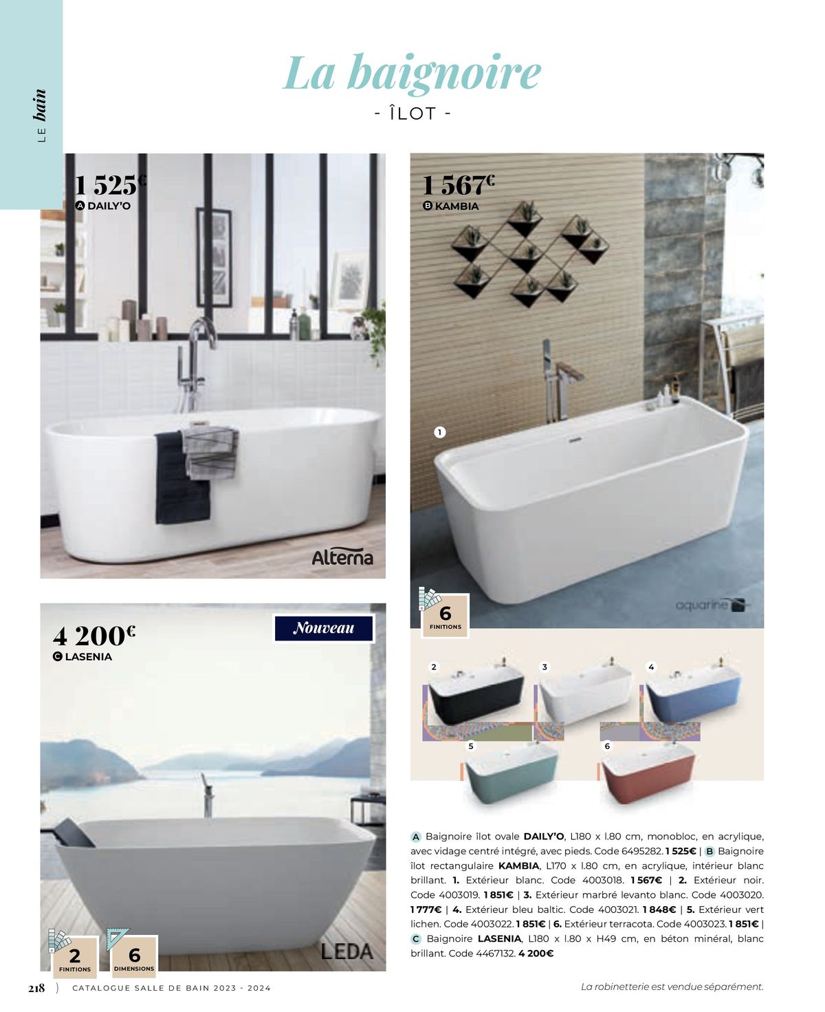 Catalogue Tout pour votre salle de bain, page 00218