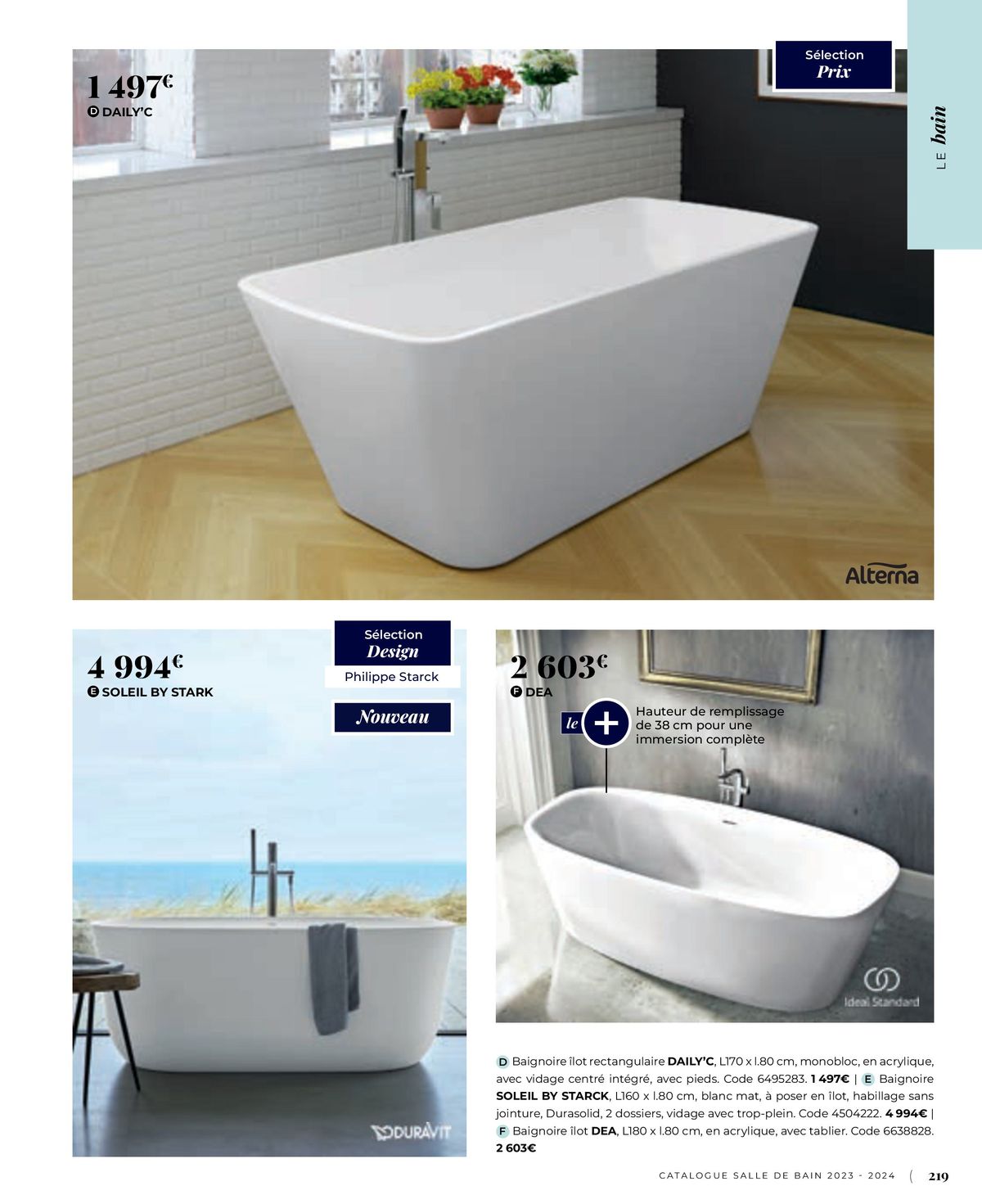 Catalogue Tout pour votre salle de bain, page 00219