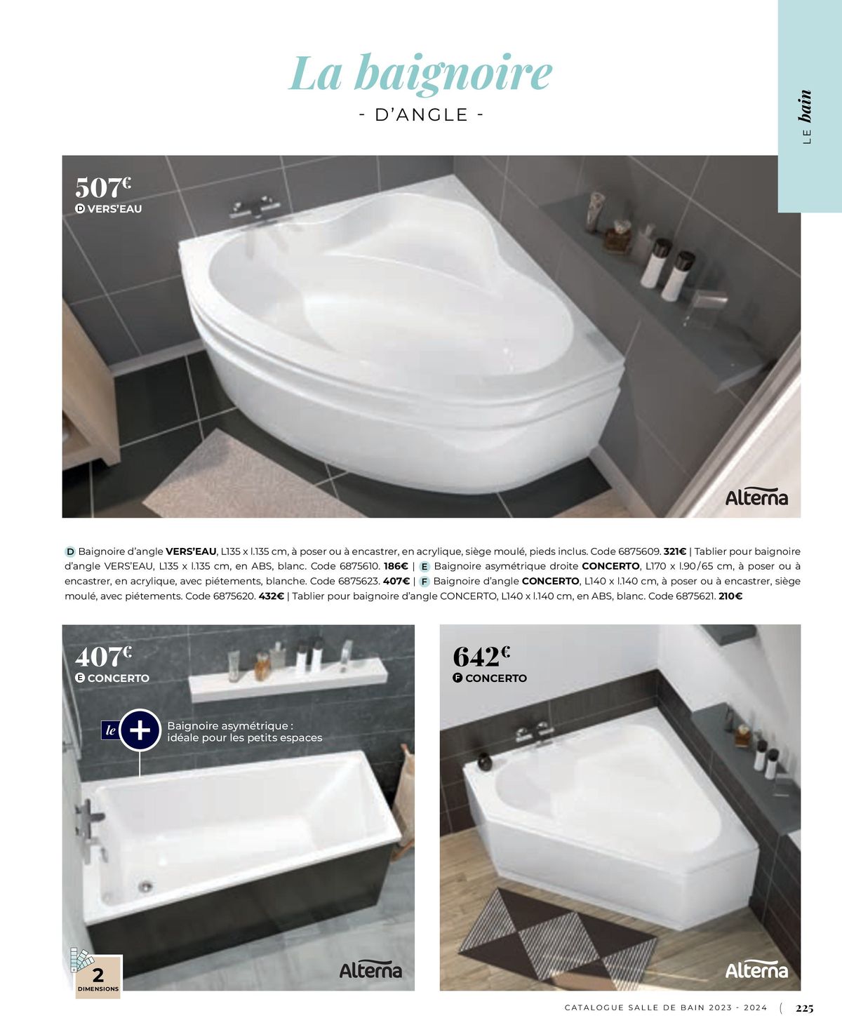 Catalogue Tout pour votre salle de bain, page 00225