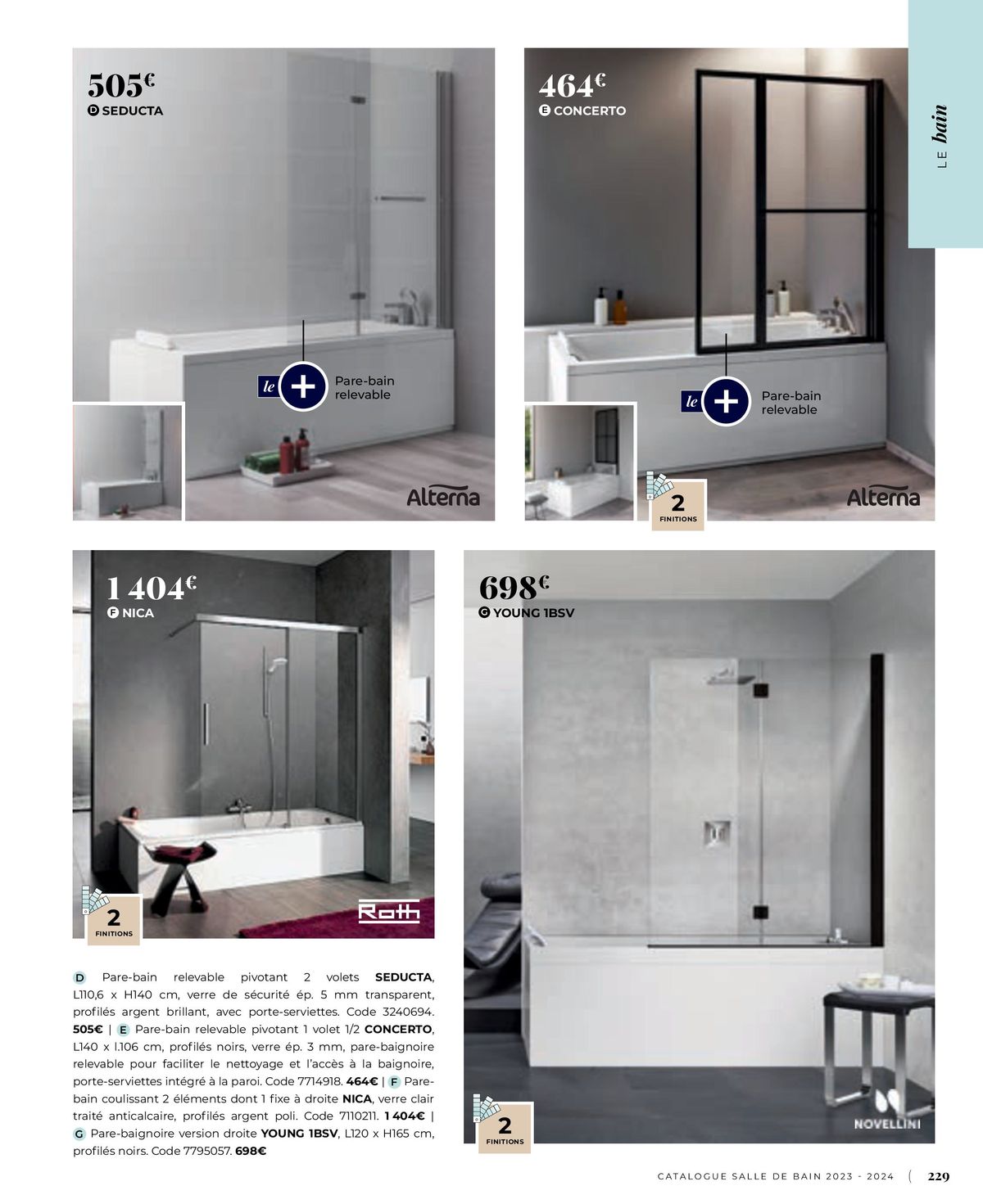 Catalogue Tout pour votre salle de bain, page 00229