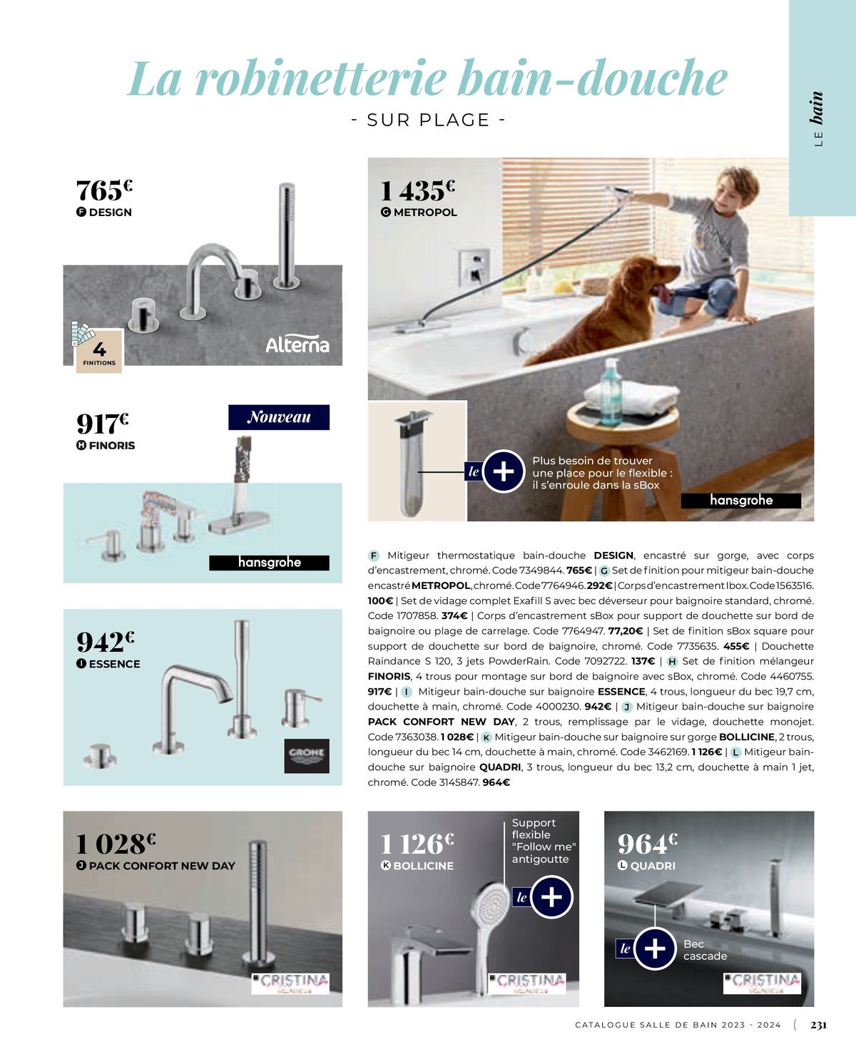 Catalogue Tout pour votre salle de bain, page 00231