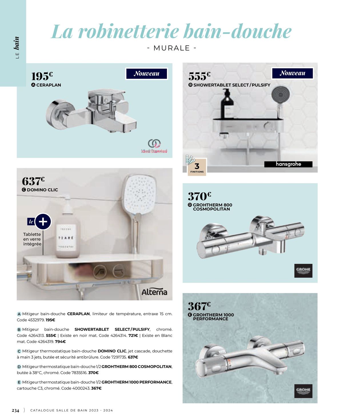 Catalogue Tout pour votre salle de bain, page 00234