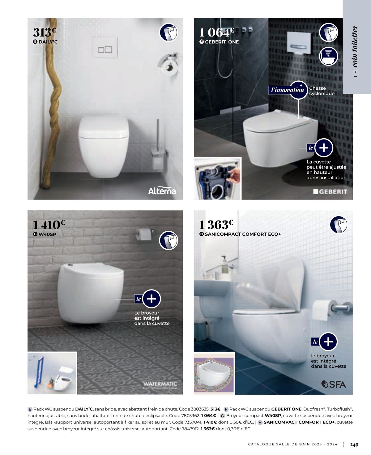 Catalogue Tout pour votre salle de bain, page 00249