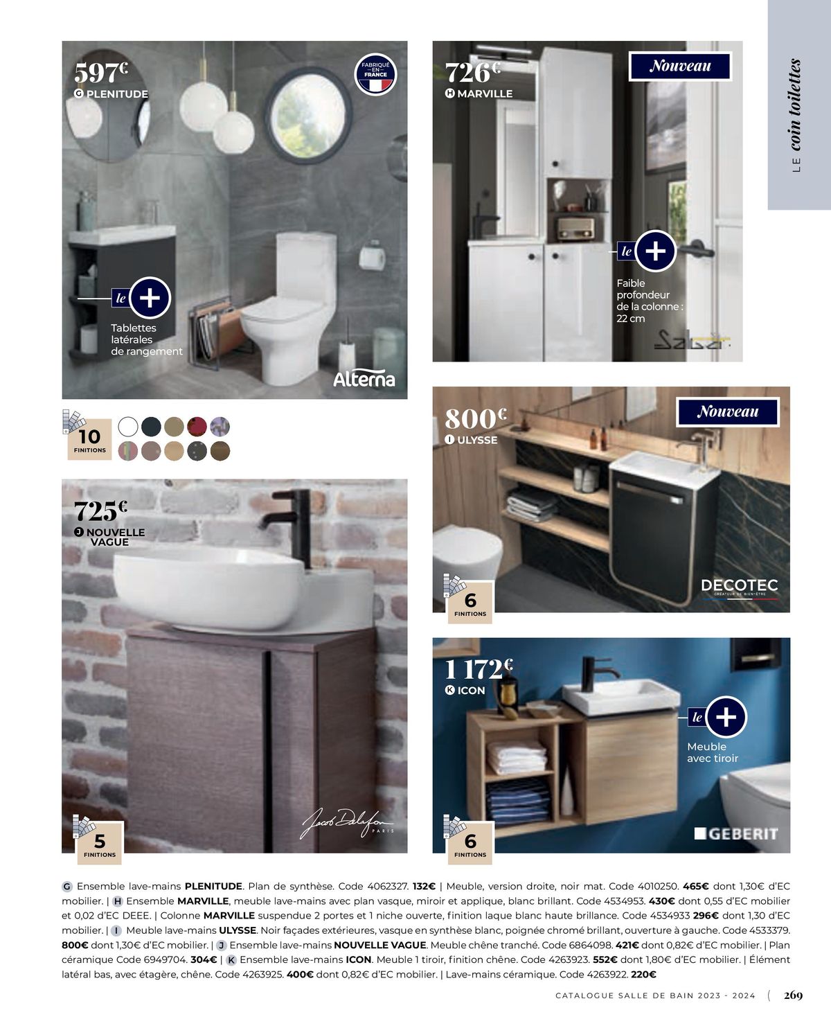 Catalogue Tout pour votre salle de bain, page 00269
