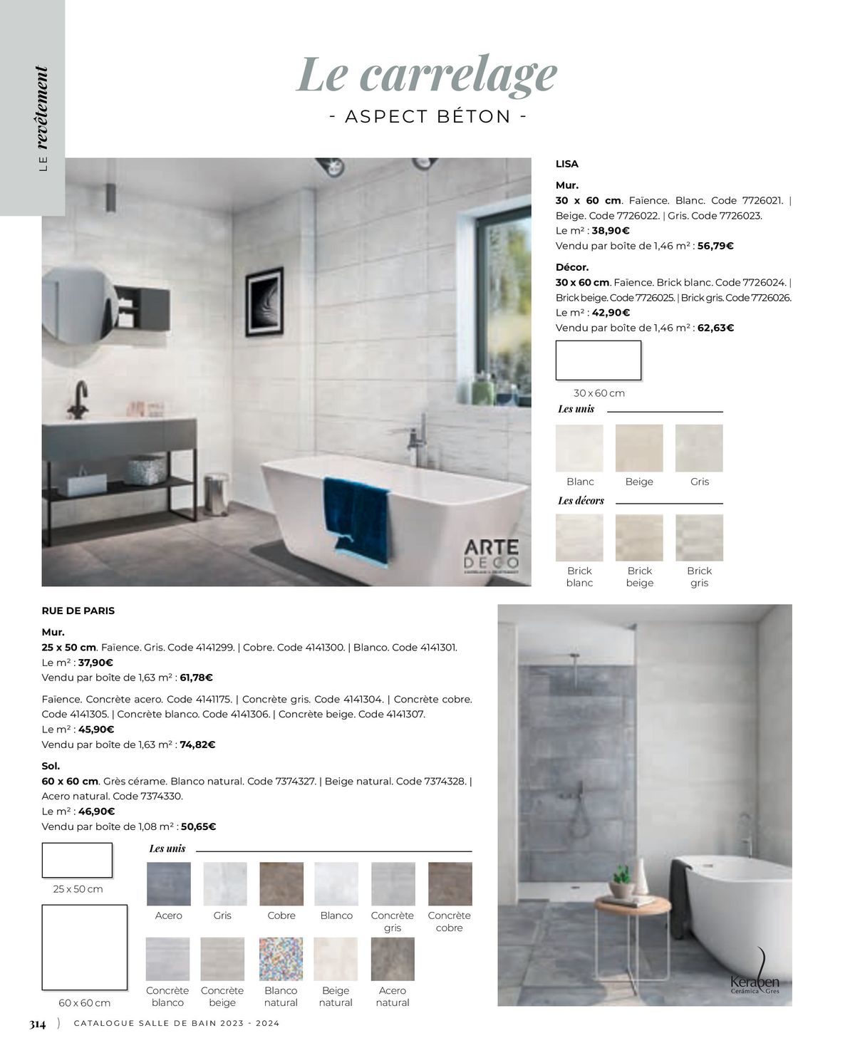 Catalogue Tout pour votre salle de bain, page 00314