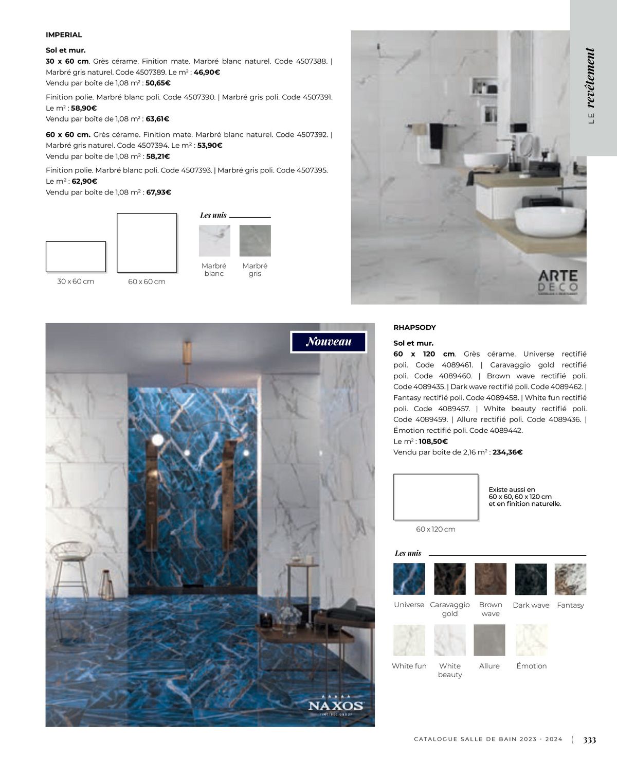 Catalogue Tout pour votre salle de bain, page 00333