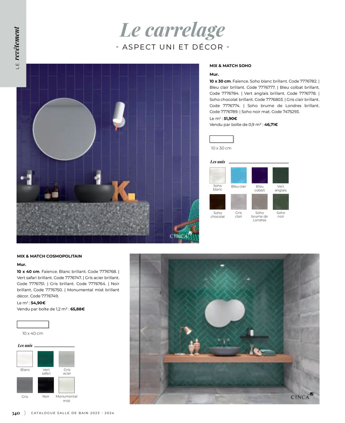 Catalogue Tout pour votre salle de bain, page 00340