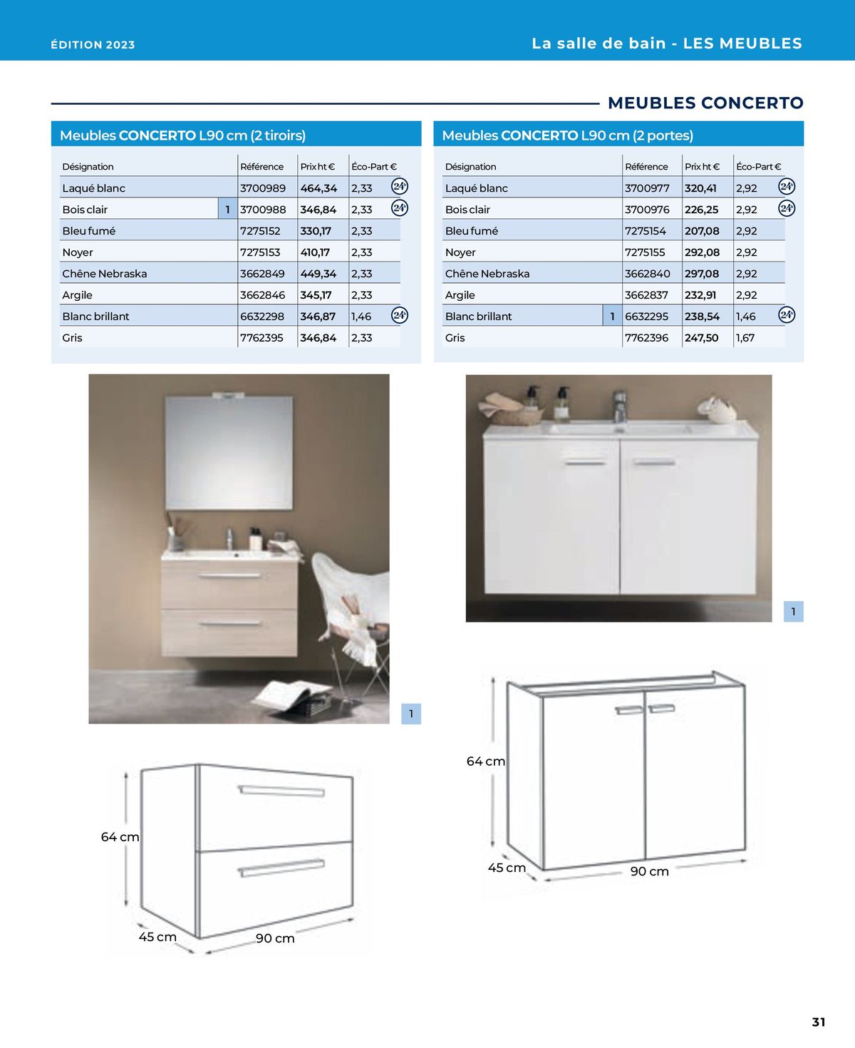 Catalogue La salle de bain en toute sérénité, page 00031