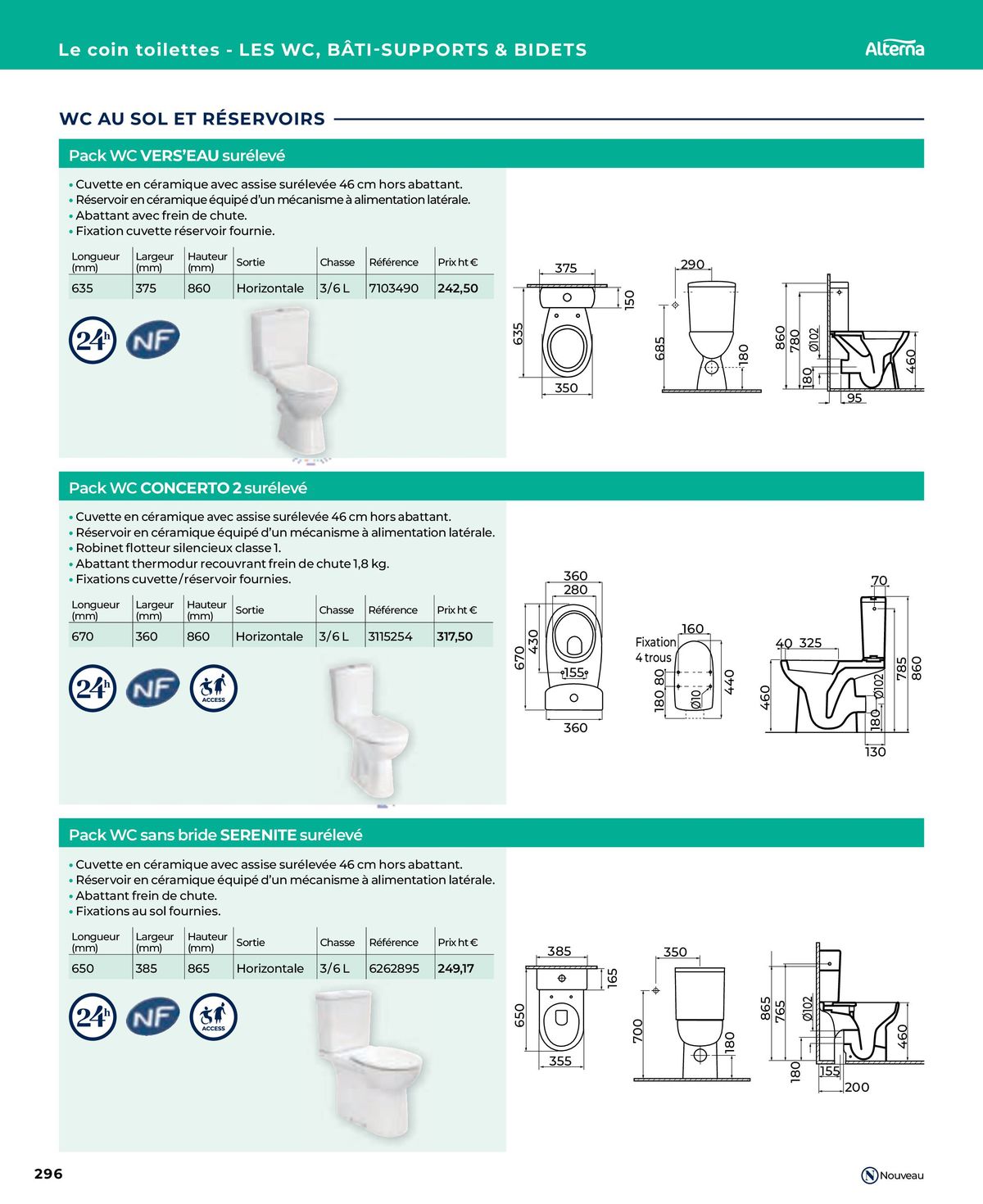 Catalogue La salle de bain en toute sérénité, page 00296