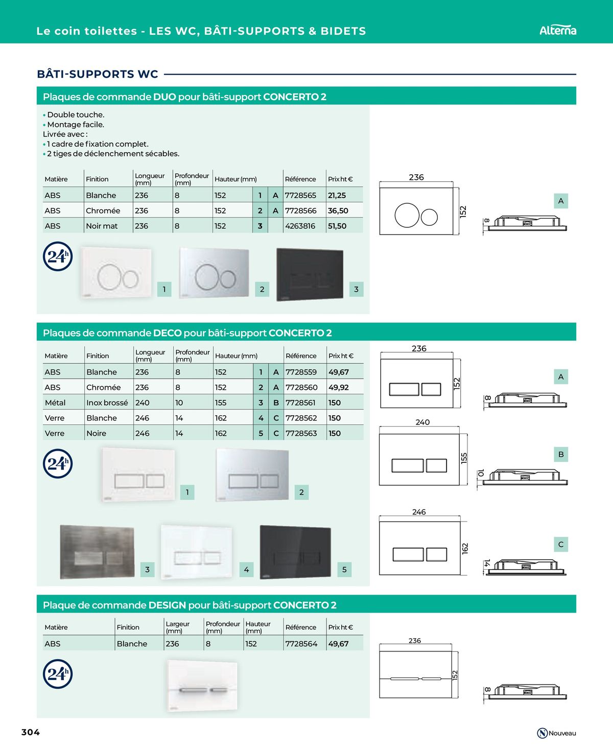 Catalogue La salle de bain en toute sérénité, page 00304