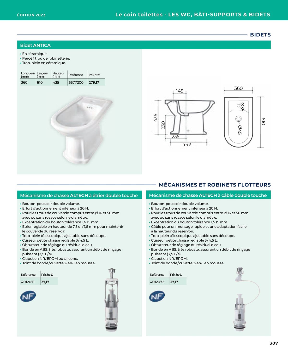 Catalogue La salle de bain en toute sérénité, page 00307