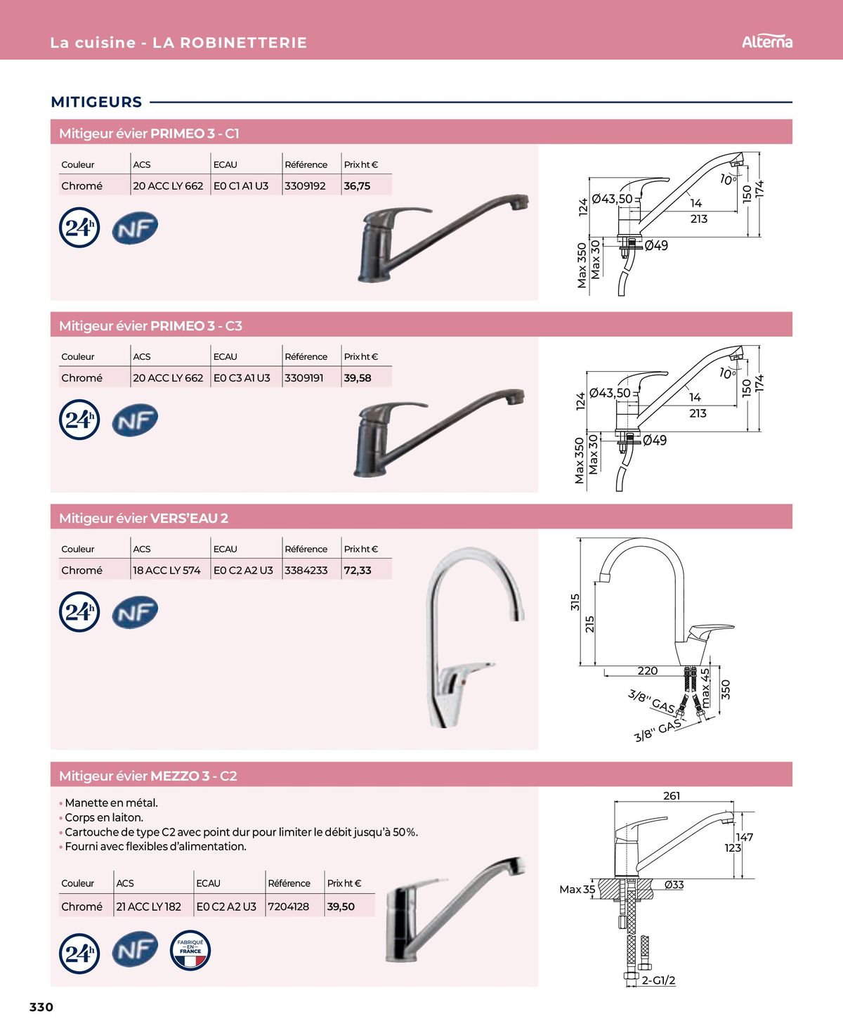 Catalogue La salle de bain en toute sérénité, page 00330