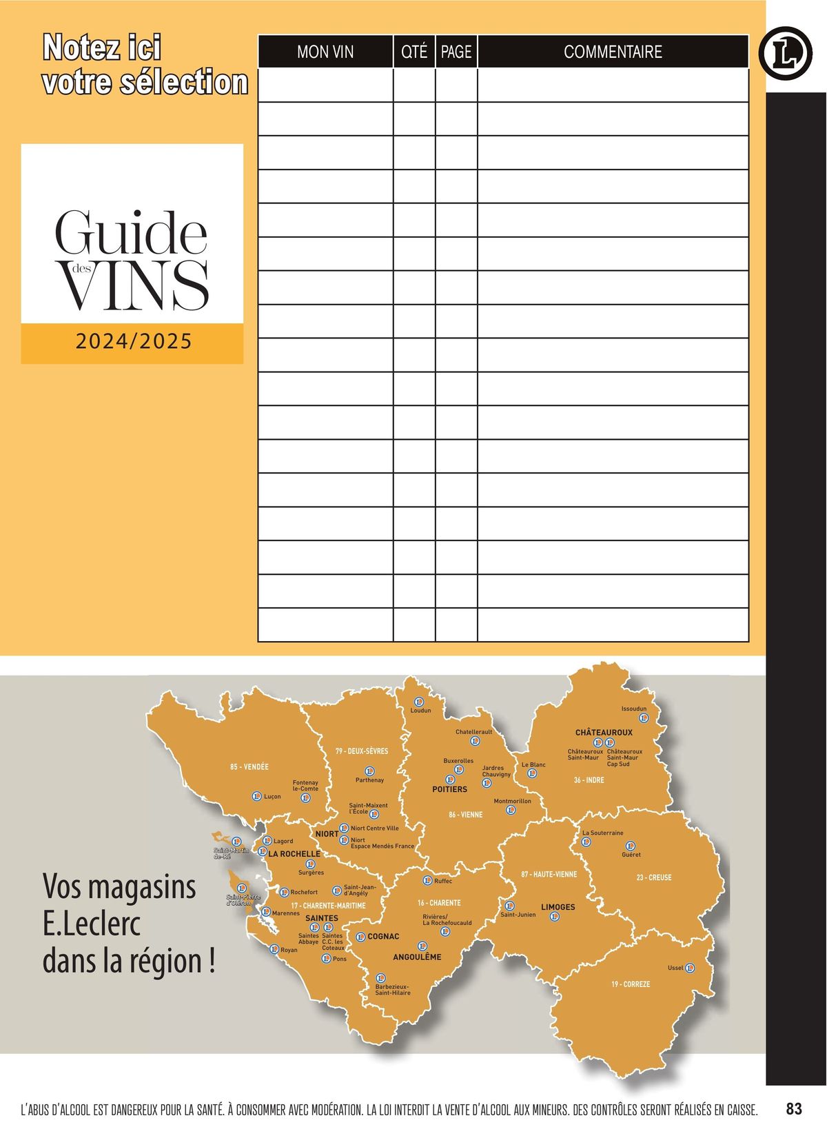 Catalogue GUIDE DES VINS 2024/2025, page 00081