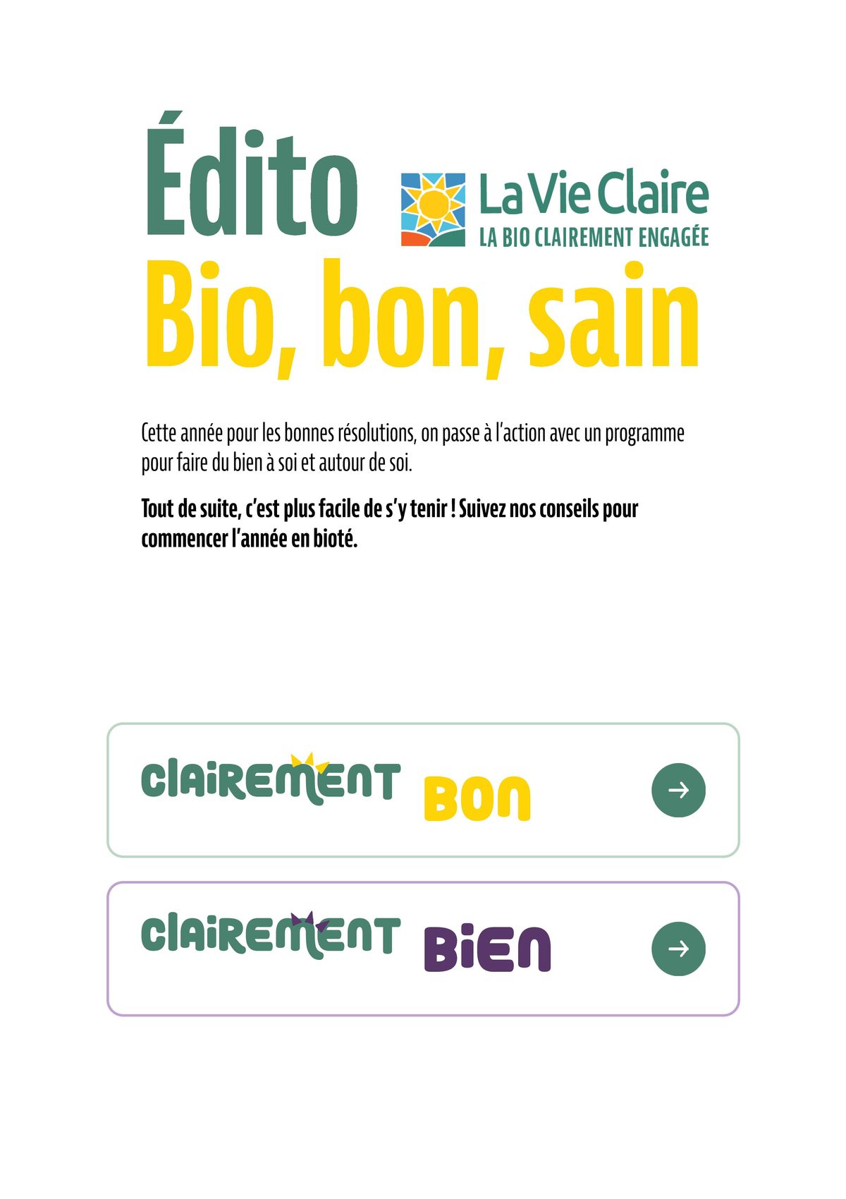 Catalogue Catalogue La Vie Claire, page 00002